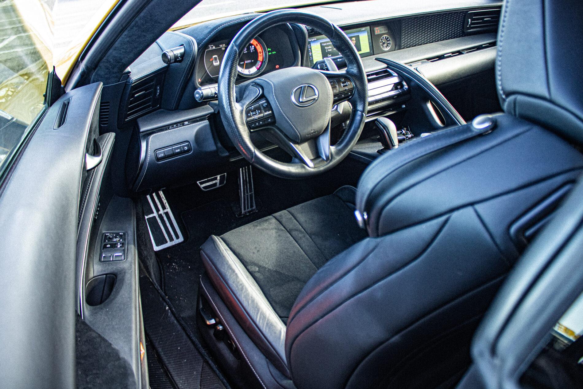 2023 Lexus LC 500, žltá kupé, 33 321 km