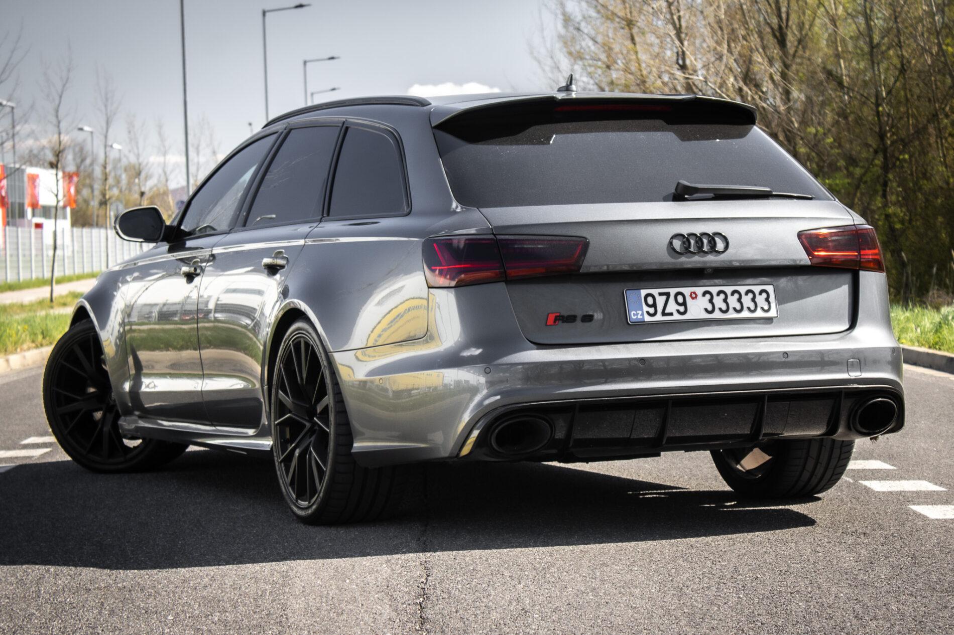 2016 AUDI RS6 Perf., sivá kombi, 162 430 km
