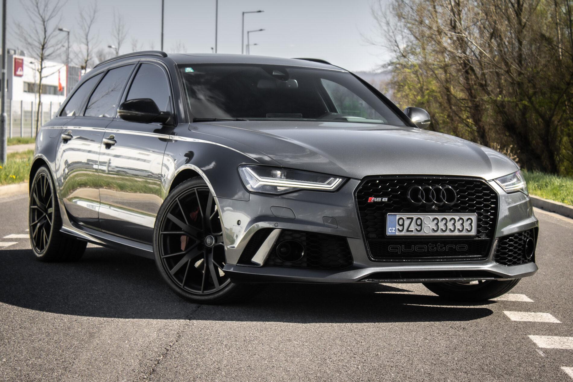 2016 AUDI RS6 Perf., sivá kombi, 162 430 km
