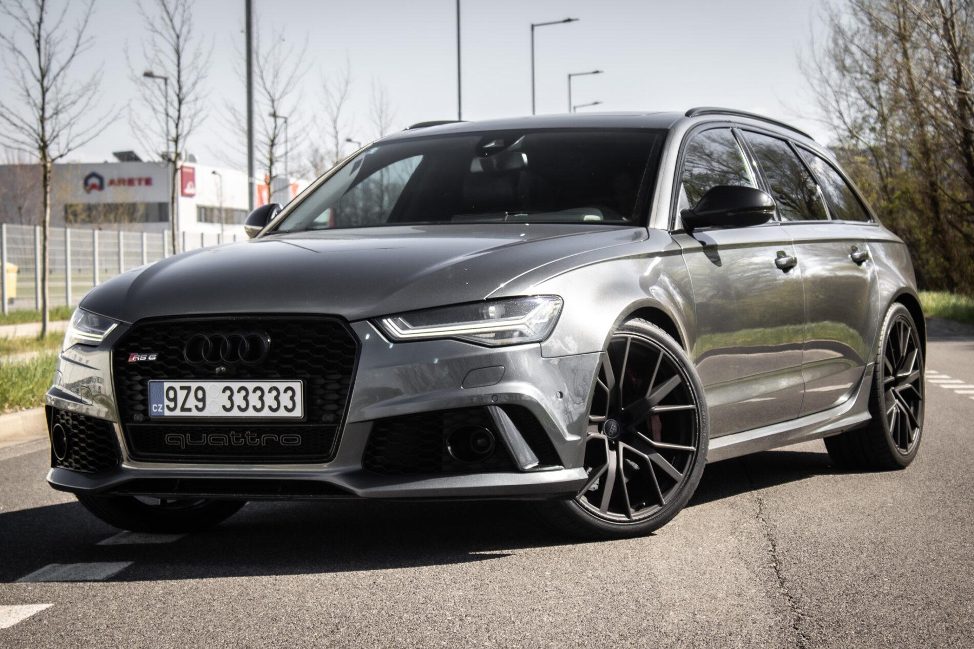 2016 AUDI RS6 Perf., sivá kombi, 162 430 km