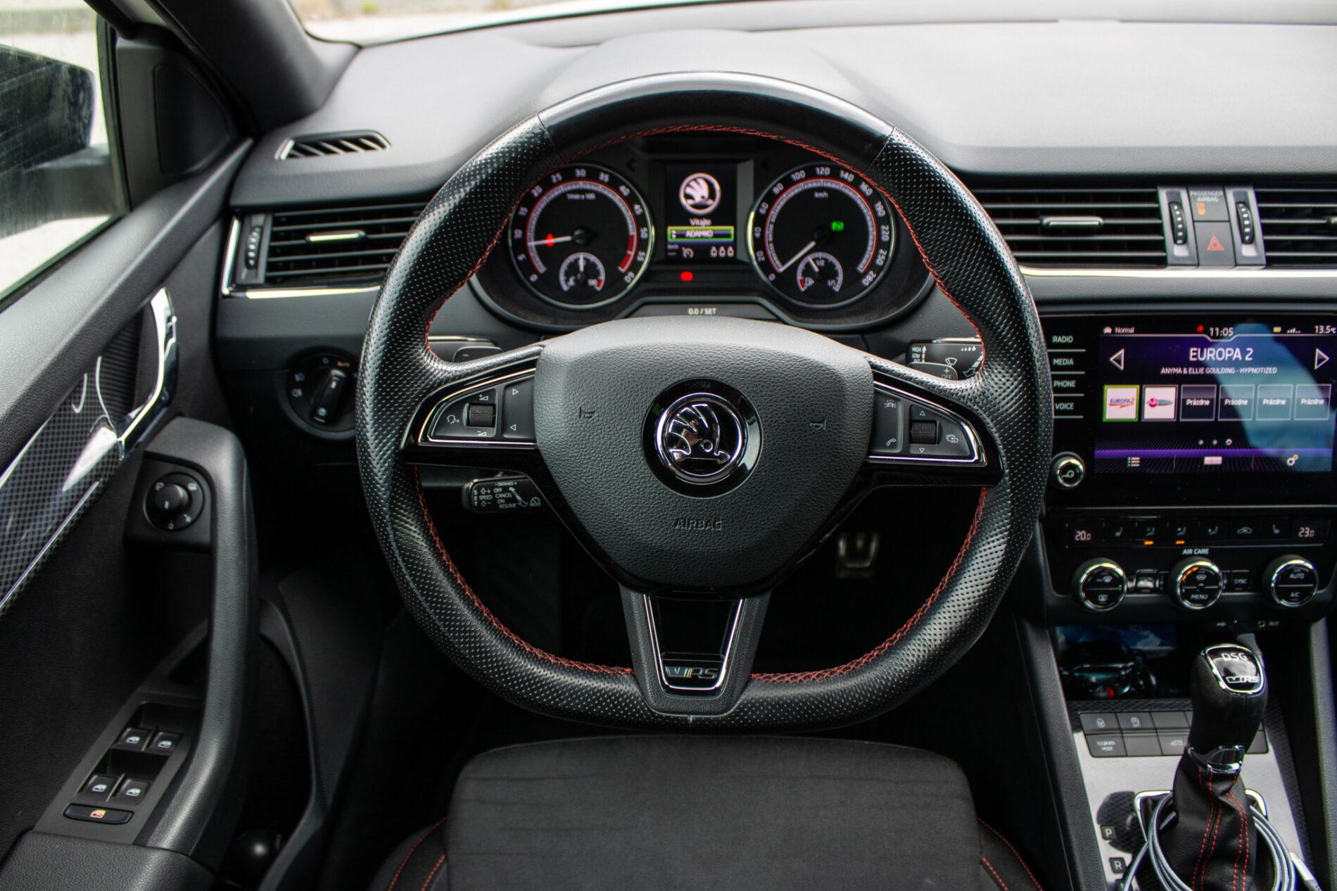 2017 Skoda Octavia RS, biela kombi, 170 659 km