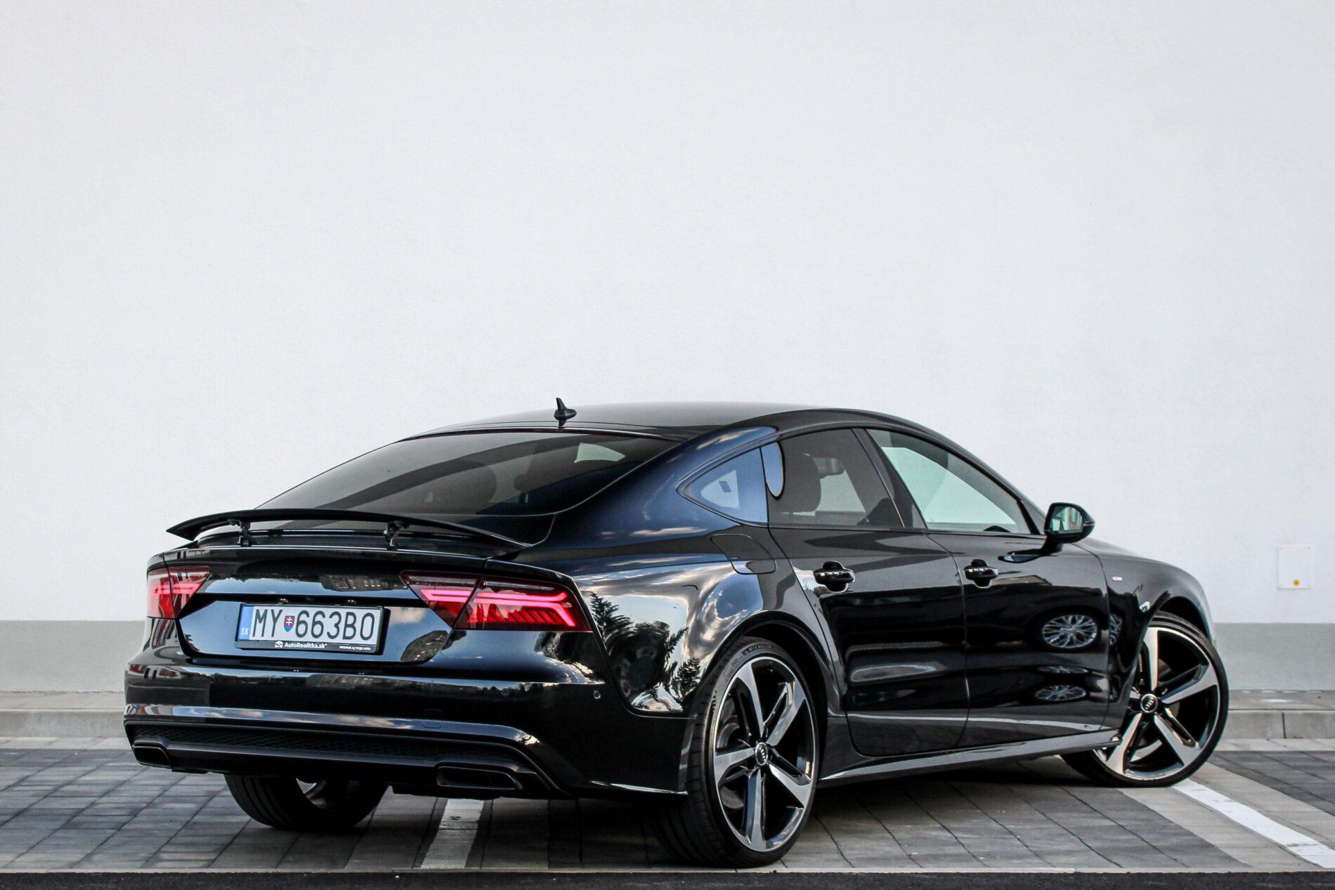 2014 AUDI A7, čierna kupé, 202 500 km