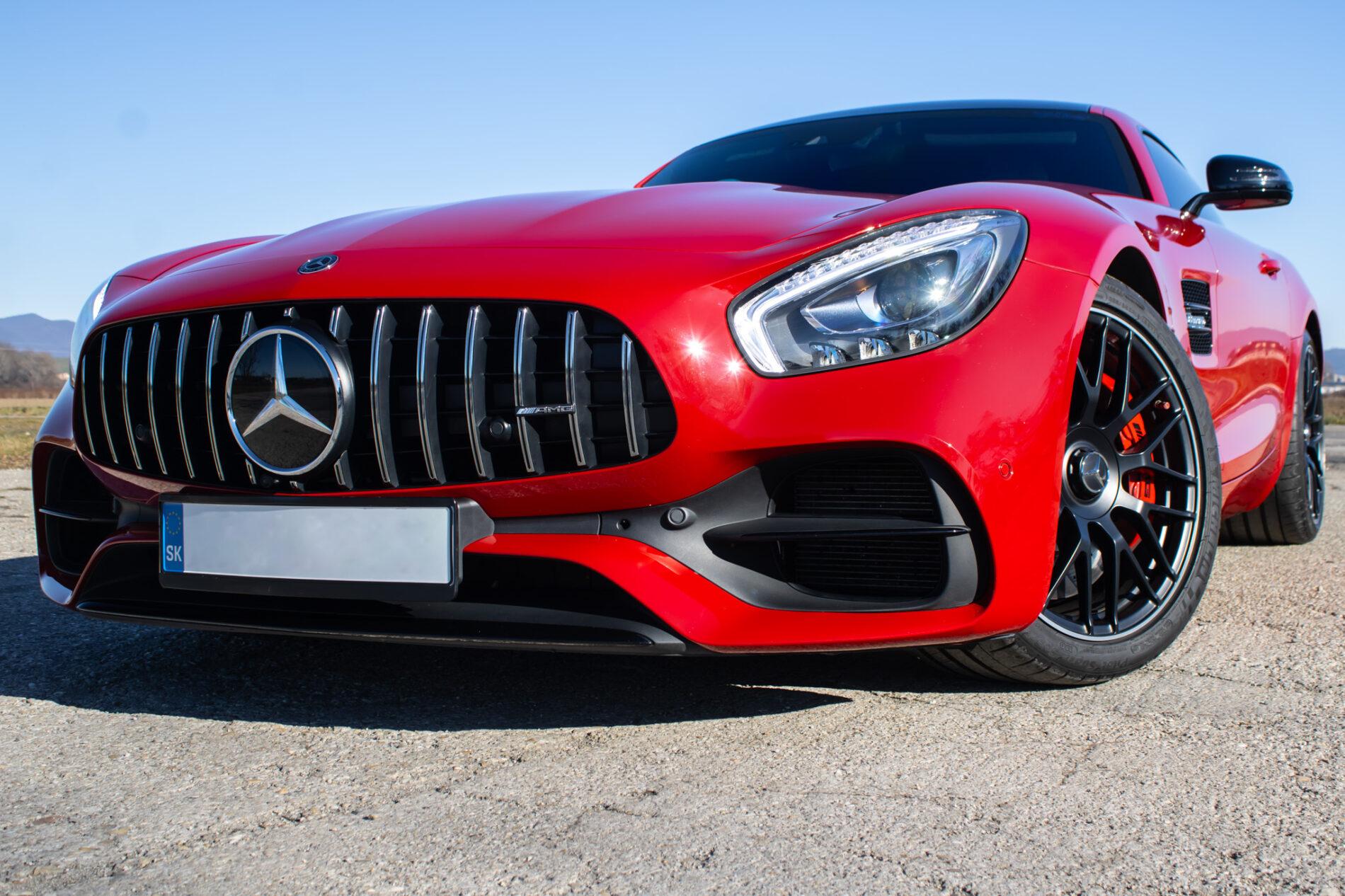 2018 Mercedes-Benz AMG GT S, červená kupé, 38 050 km