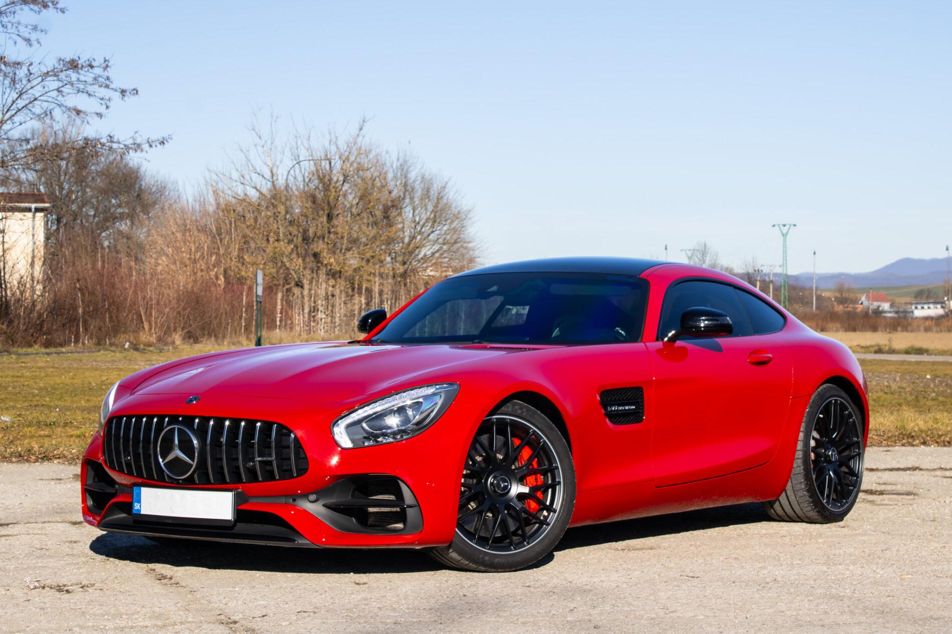 2018 Mercedes-Benz AMG GT S, červená kupé, 38 050 km