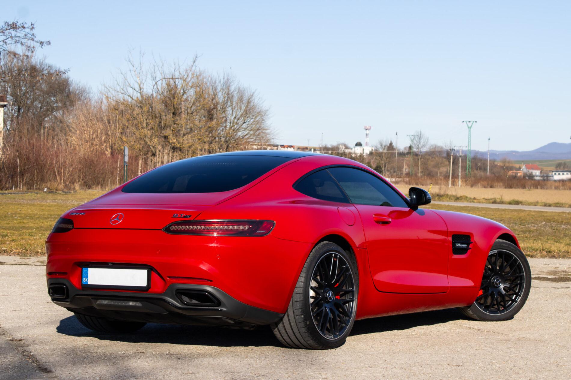 2018 Mercedes-Benz AMG GT S, červená kupé, 38 050 km