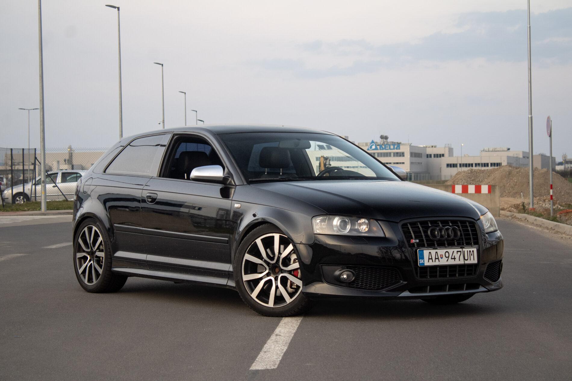 2007 AUDI S3, čierna hatchback, 216 735 km