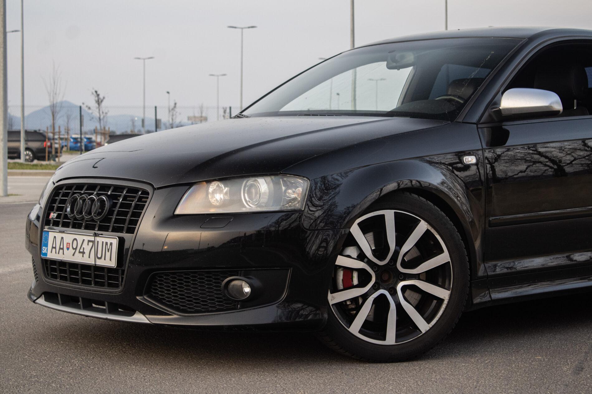 2007 AUDI S3, čierna hatchback, 216 735 km