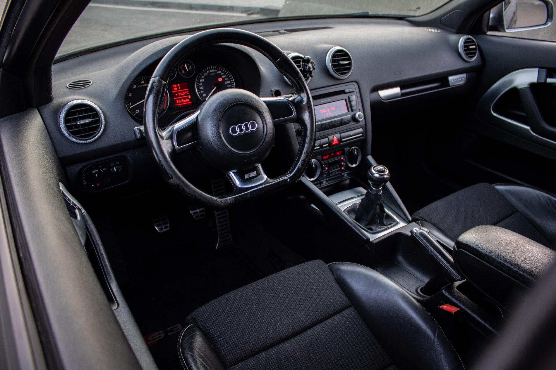 2007 AUDI S3, čierna hatchback, 216 735 km