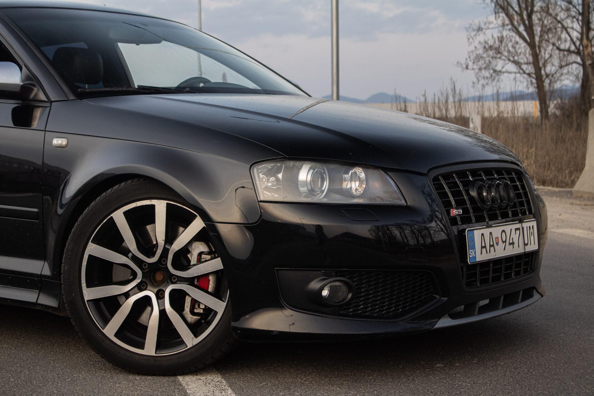 2007 AUDI S3, čierna hatchback, 216 735 km