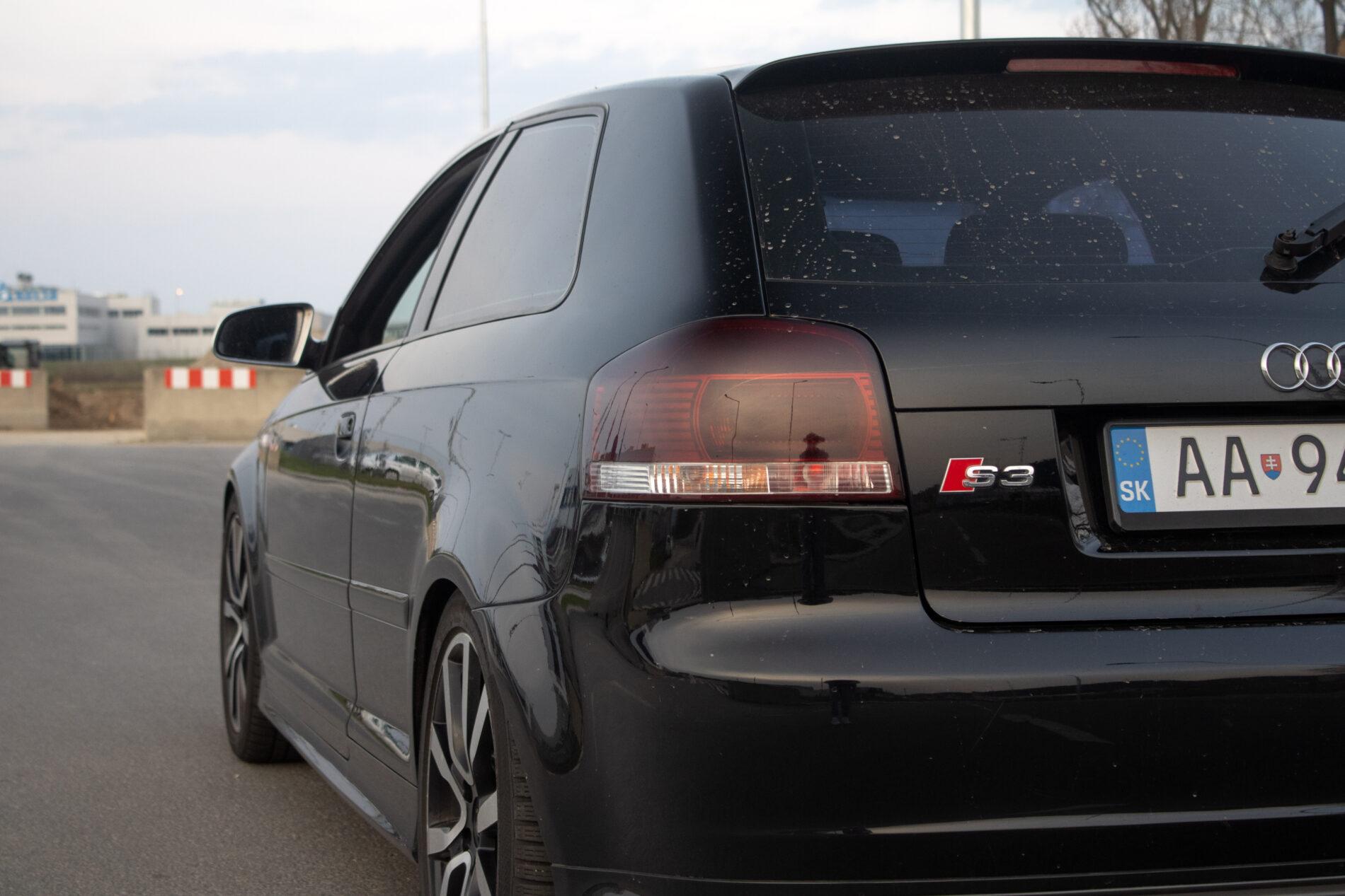 2007 AUDI S3, čierna hatchback, 216 735 km