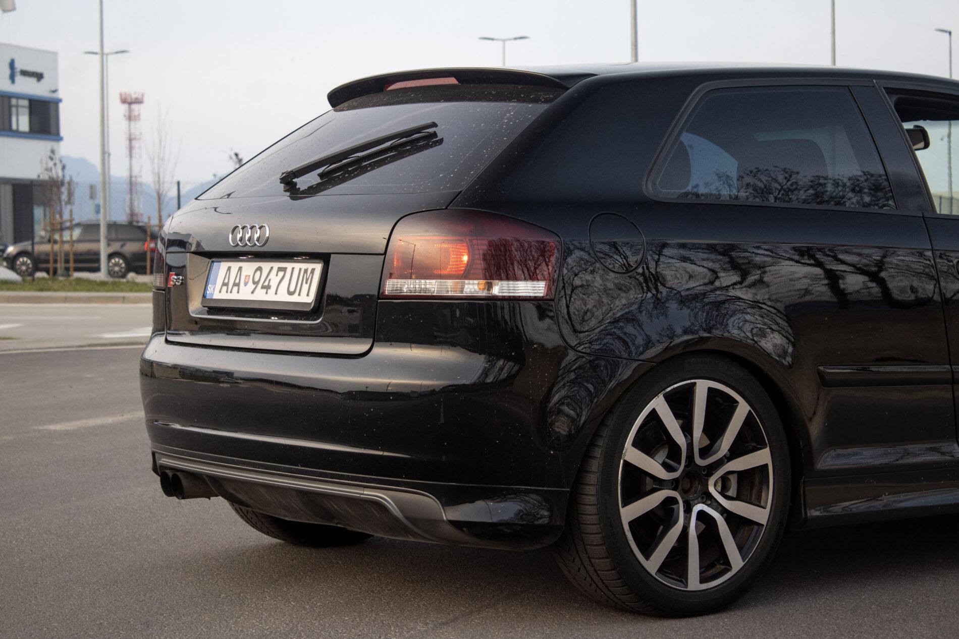 2007 AUDI S3, čierna hatchback, 216 735 km