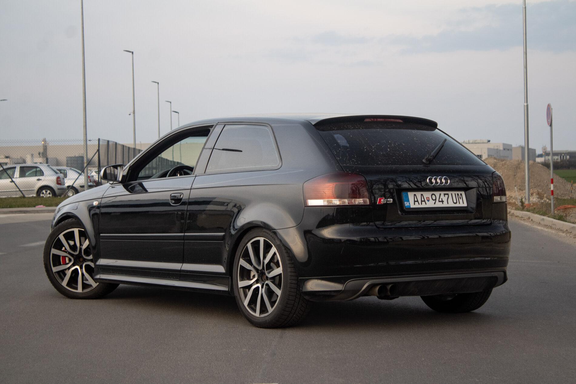 2007 AUDI S3, čierna hatchback, 216 735 km