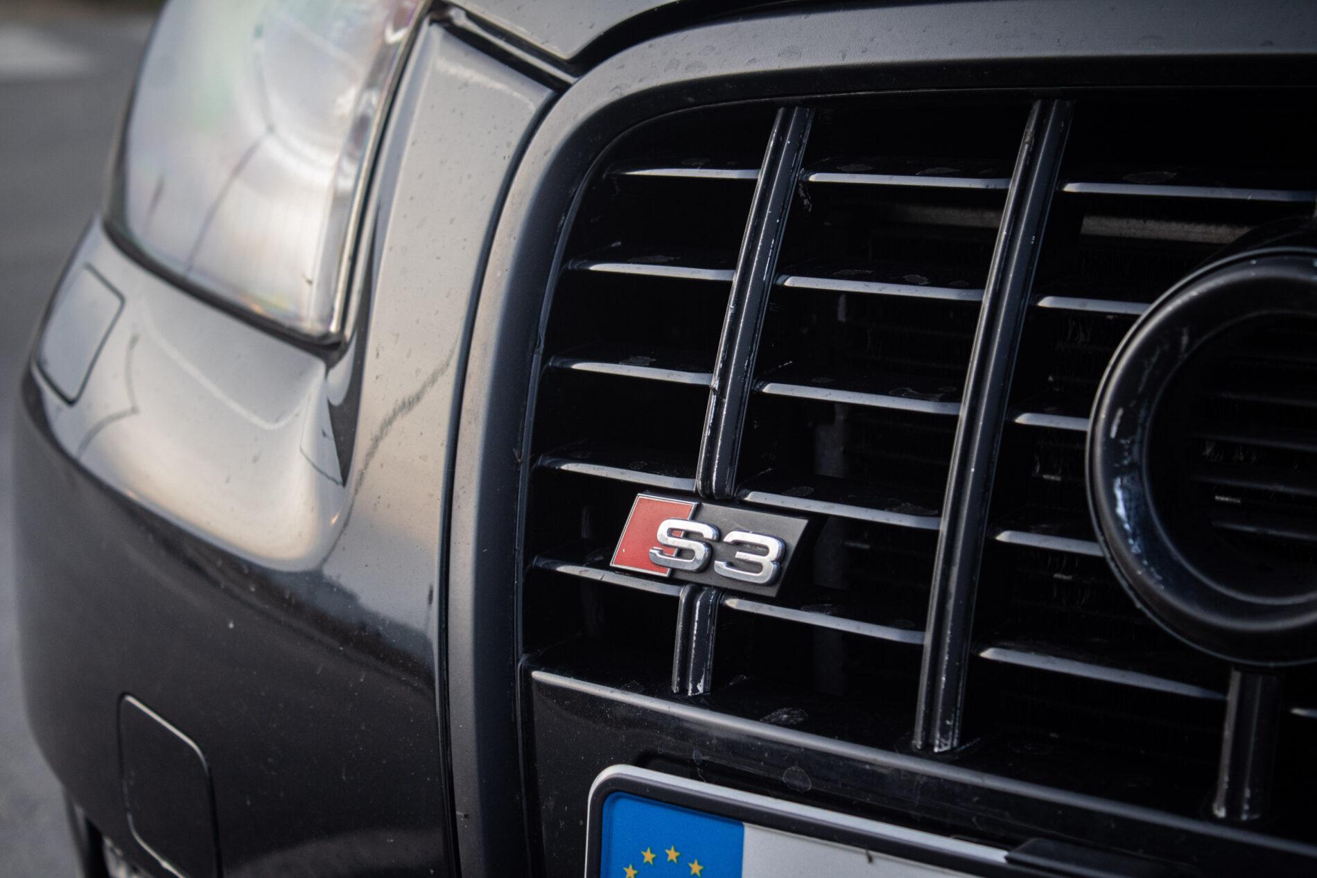 2007 AUDI S3, čierna hatchback, 216 735 km
