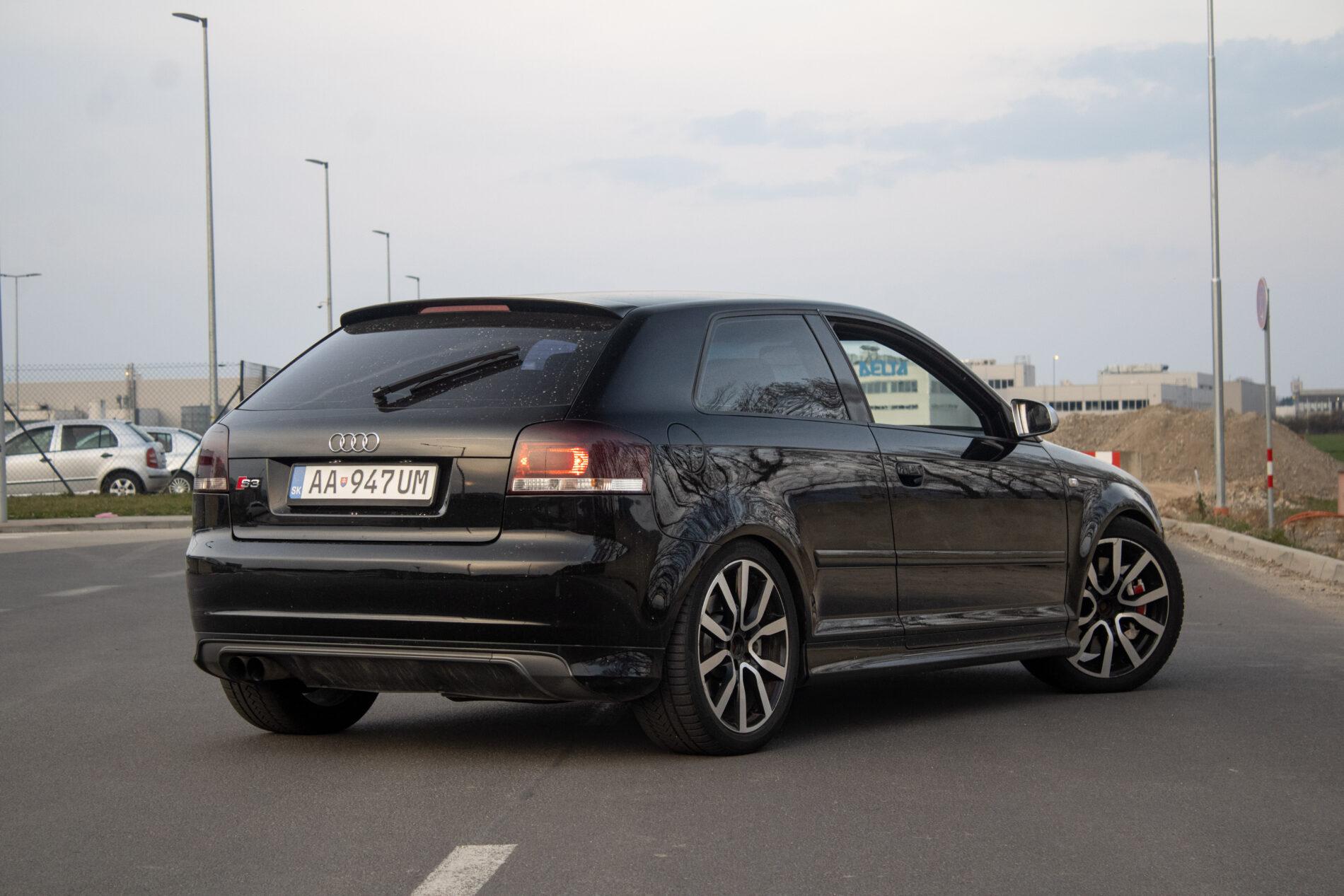 2007 AUDI S3, čierna hatchback, 216 735 km
