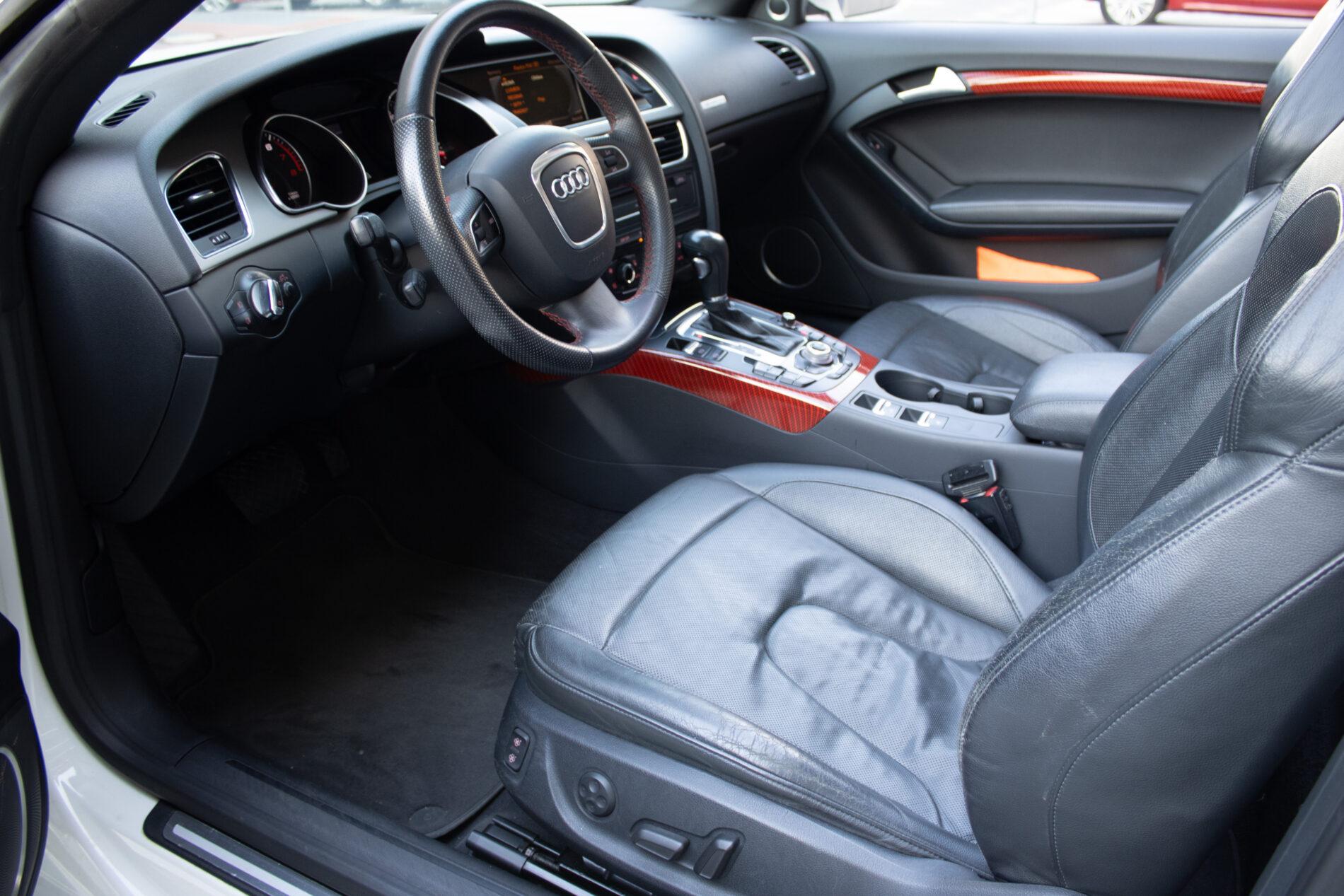 2009 AUDI A5, biela kabriolet, 123 385 km