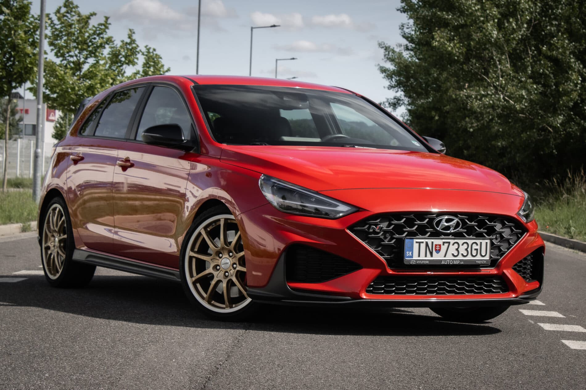 2021 Hyundai i30 N, červená hatchback, 50 330 km