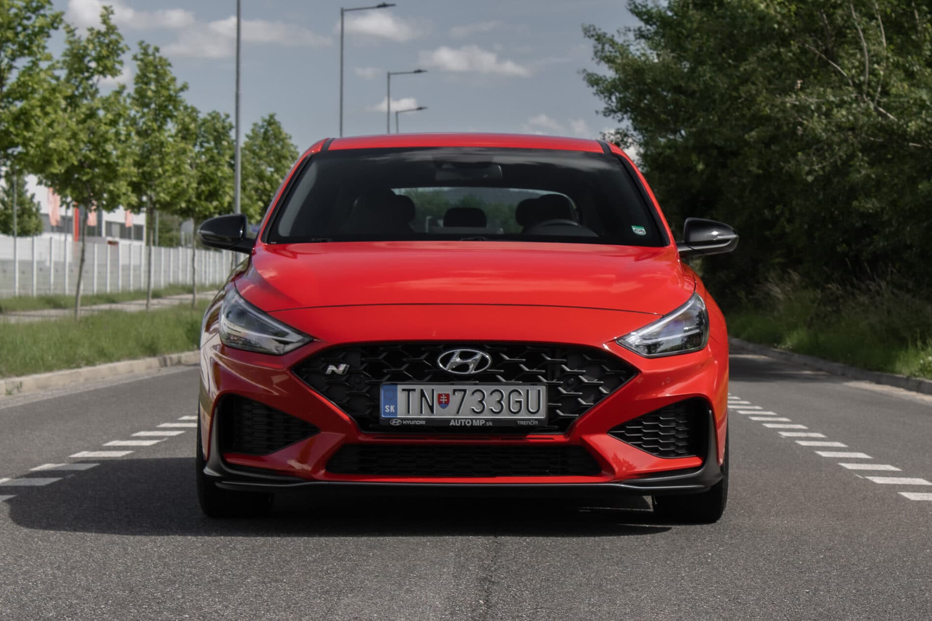 2021 Hyundai i30 N, červená hatchback, 50 330 km
