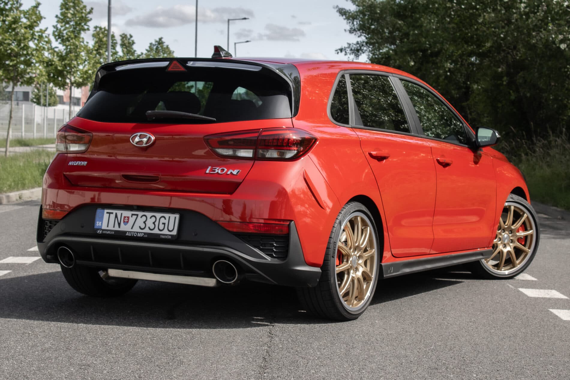 2021 Hyundai i30 N, červená hatchback, 50 330 km