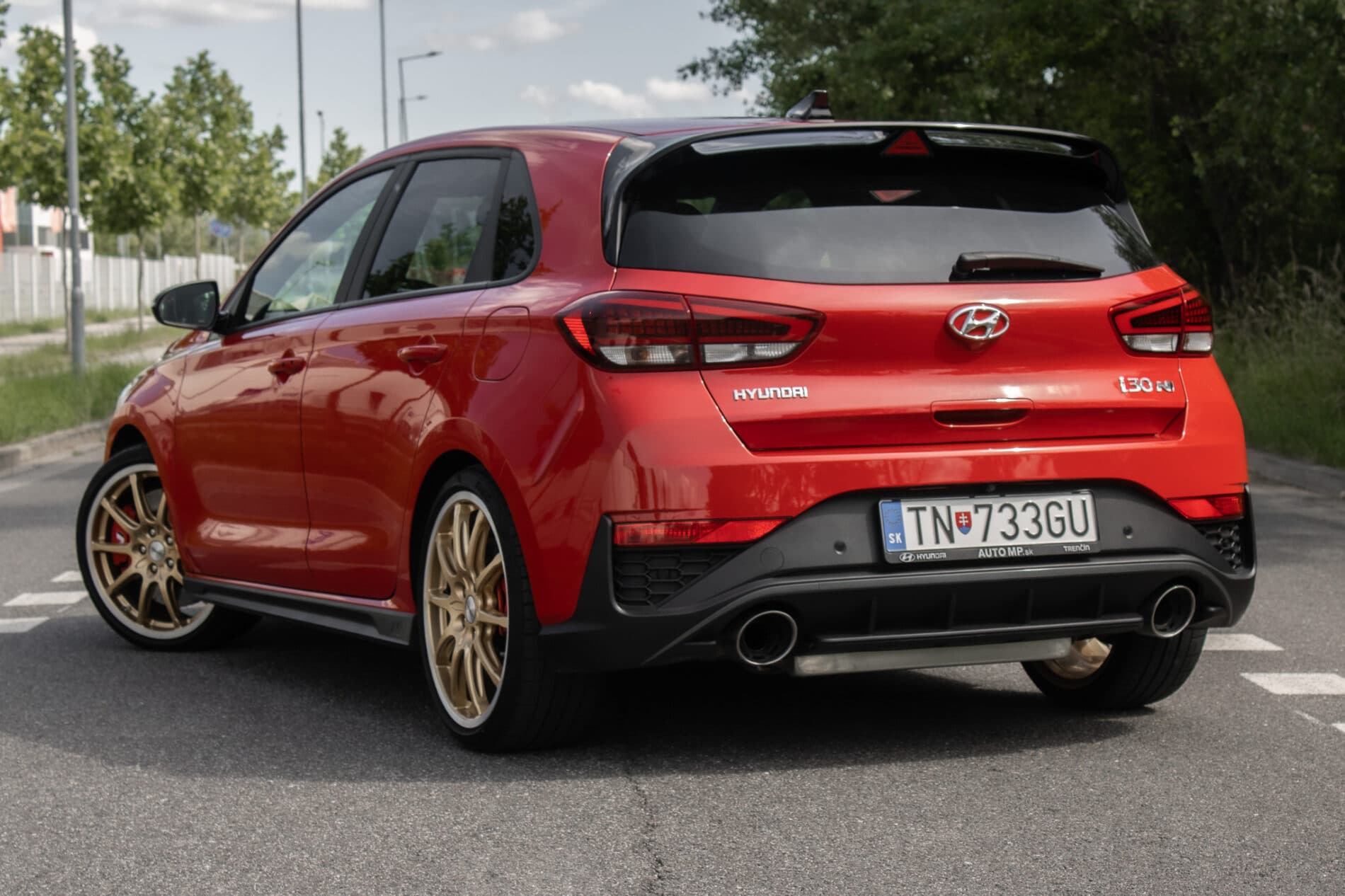 2021 Hyundai i30 N, červená hatchback, 50 330 km