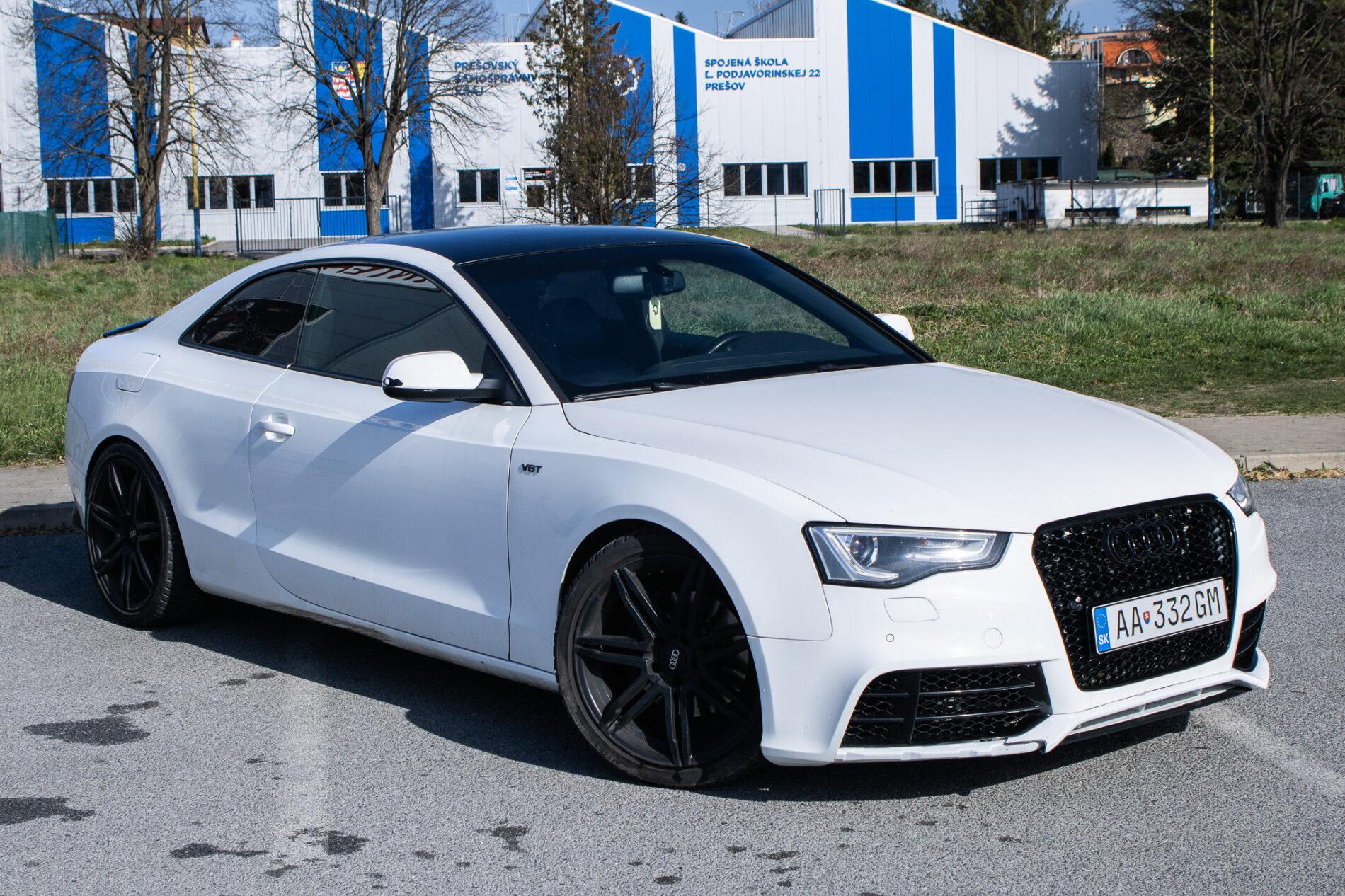 2013 AUDI A5, biela kupé, 266 905 km