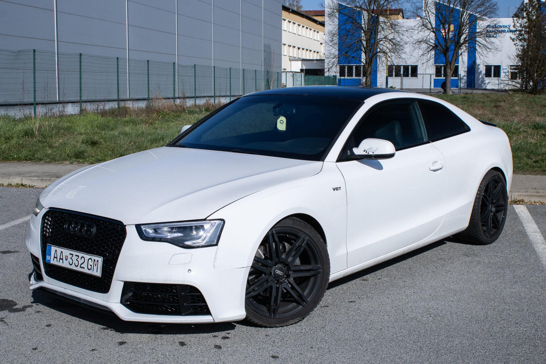 2013 AUDI A5, biela kupé, 266 905 km