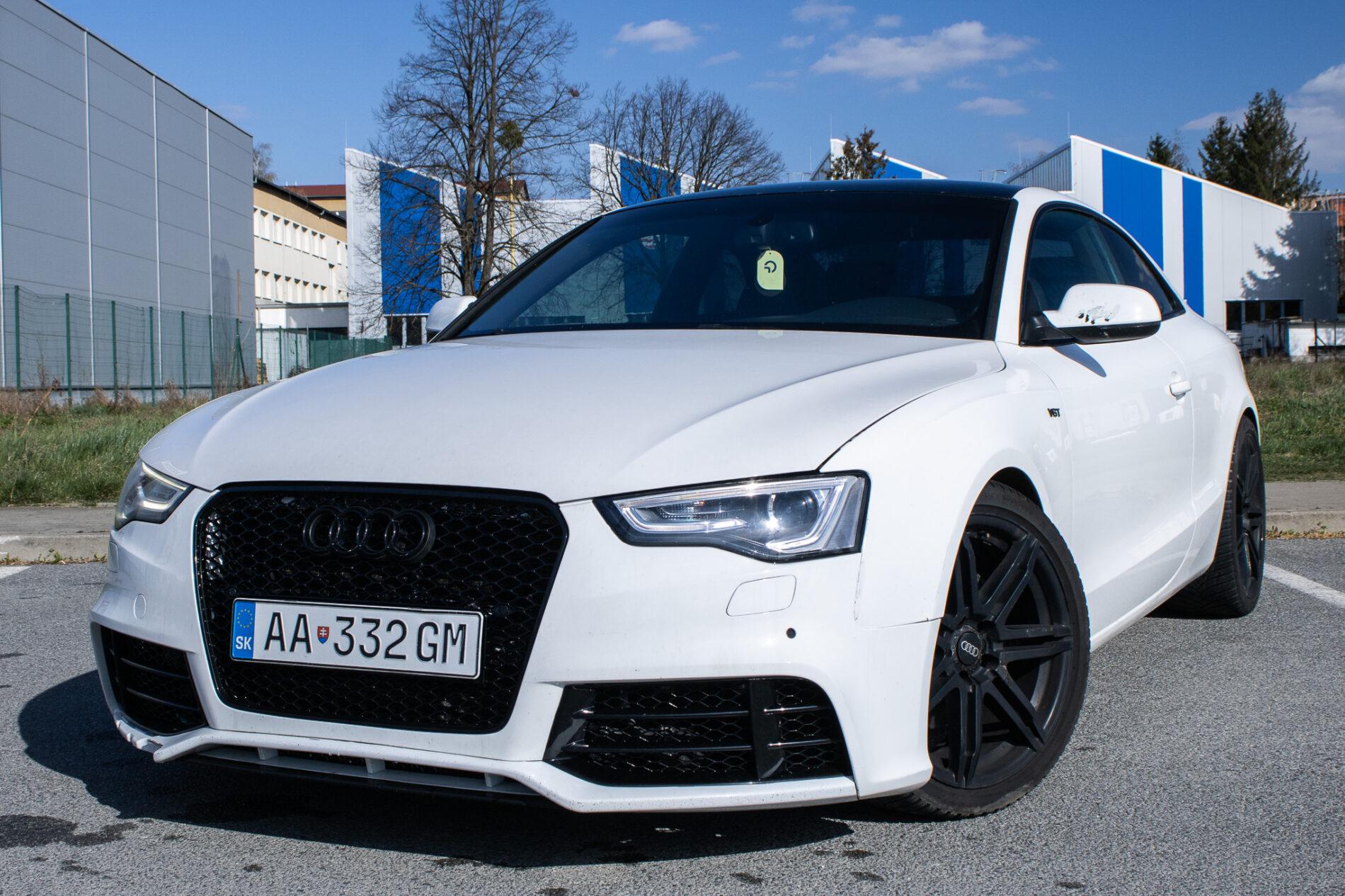 2013 AUDI A5, biela kupé, 266 905 km