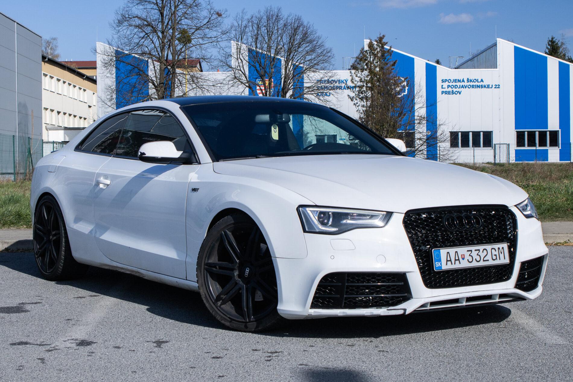 2013 AUDI A5, biela kupé, 266 905 km