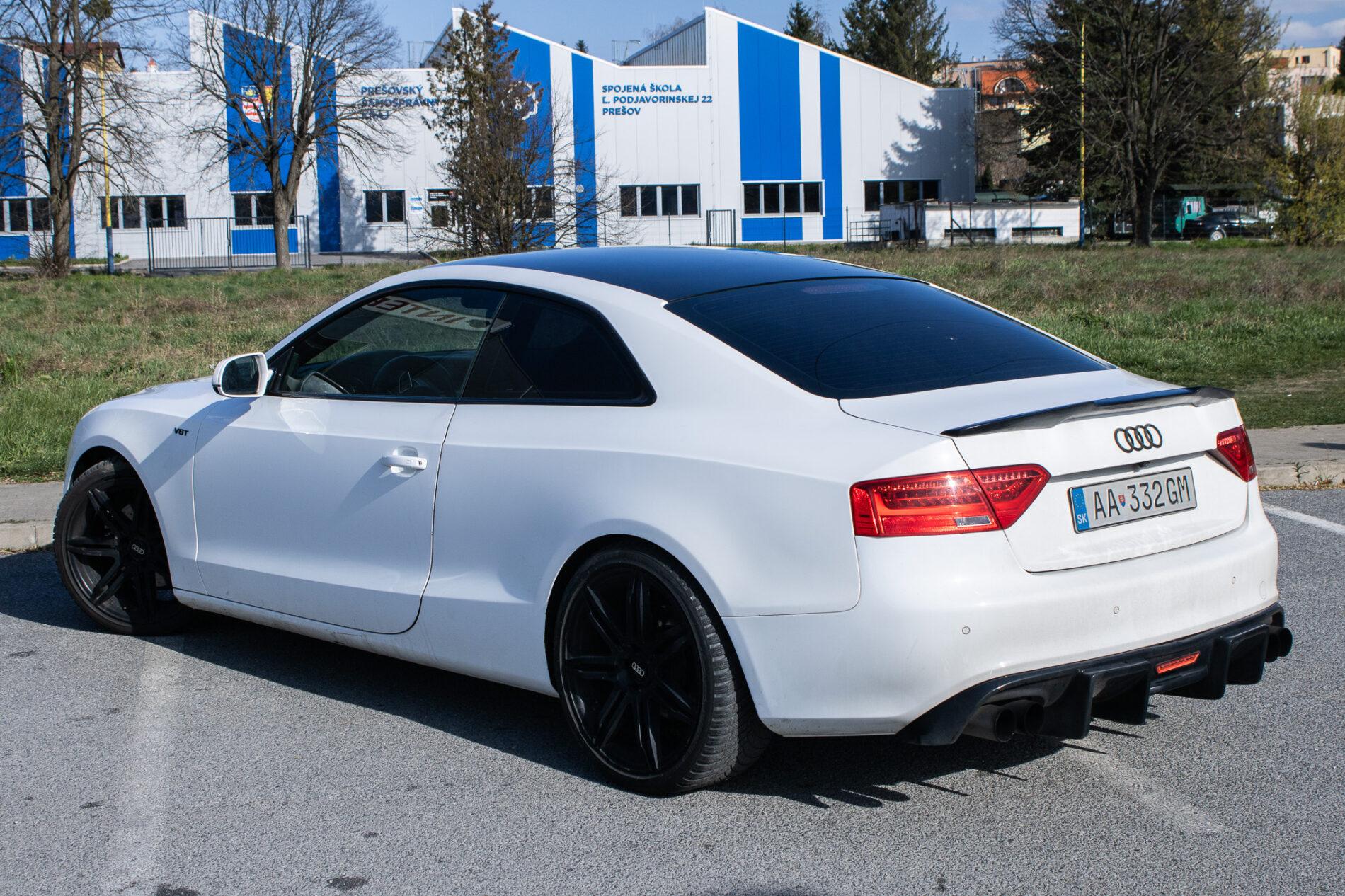 2013 AUDI A5, biela kupé, 266 905 km