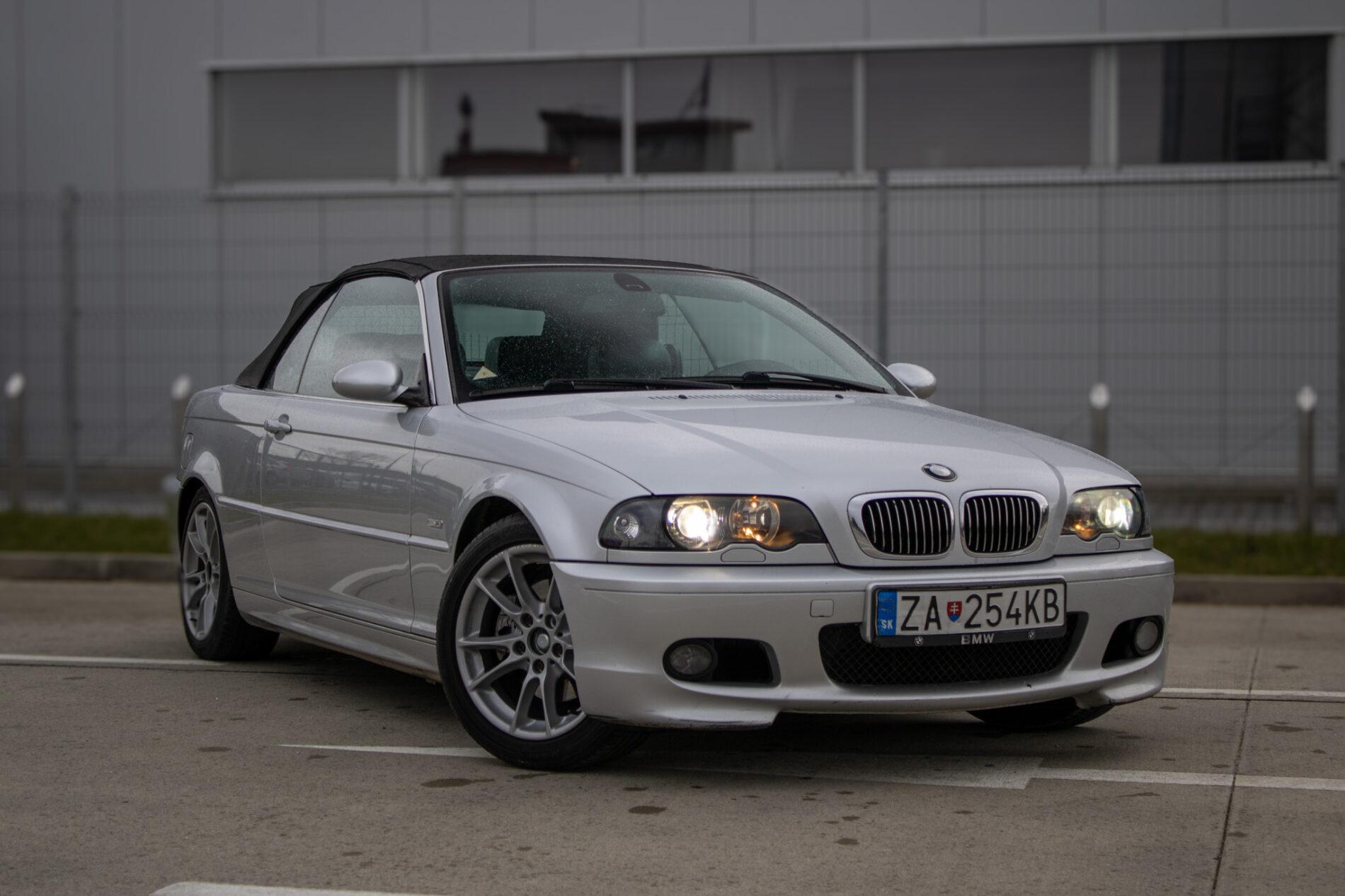 2002 BMW 325i, strieborná kabriolet, 260 131 km