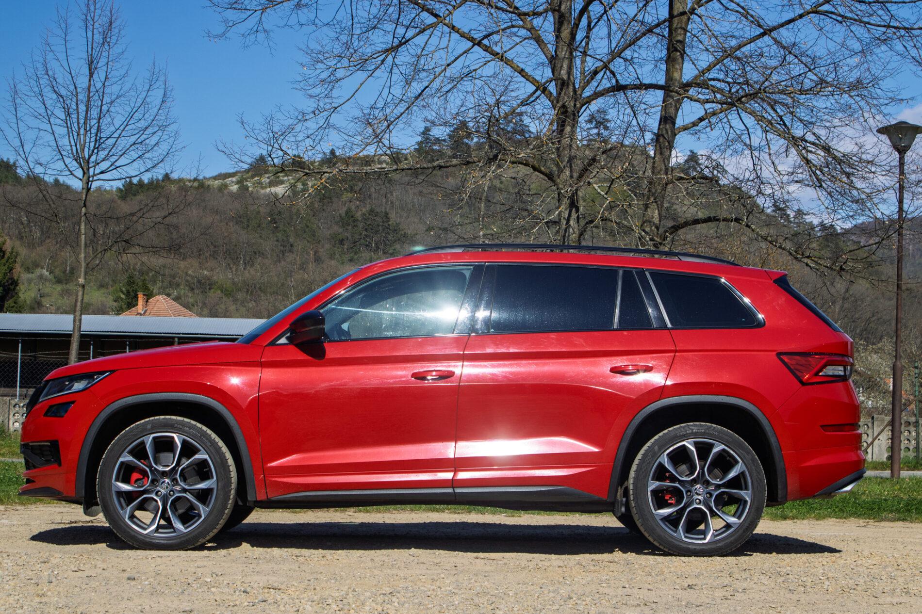 2019 Skoda Kodiaq RS, červená suv, 174 325 km