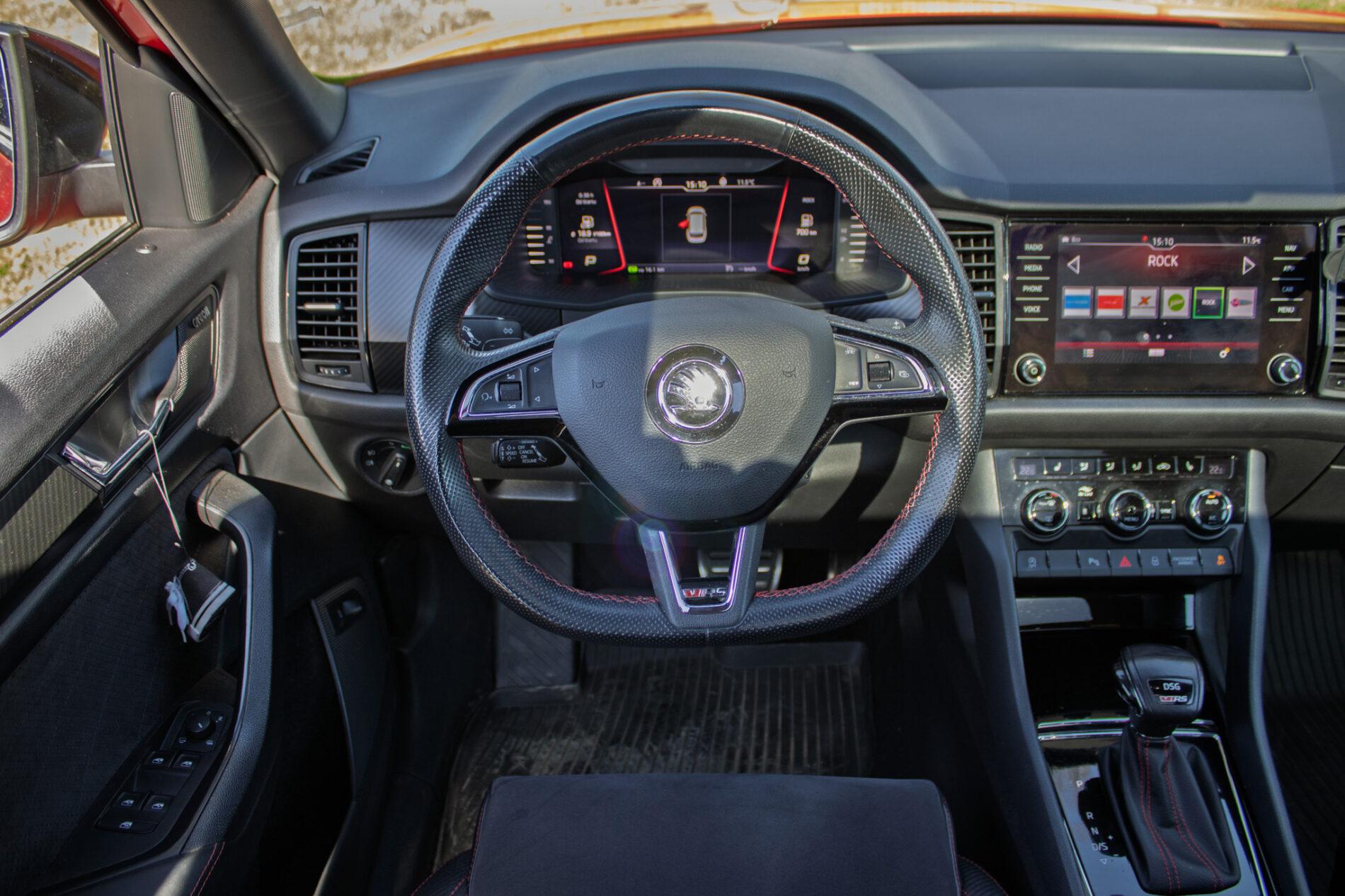 2019 Skoda Kodiaq RS, červená suv, 174 325 km