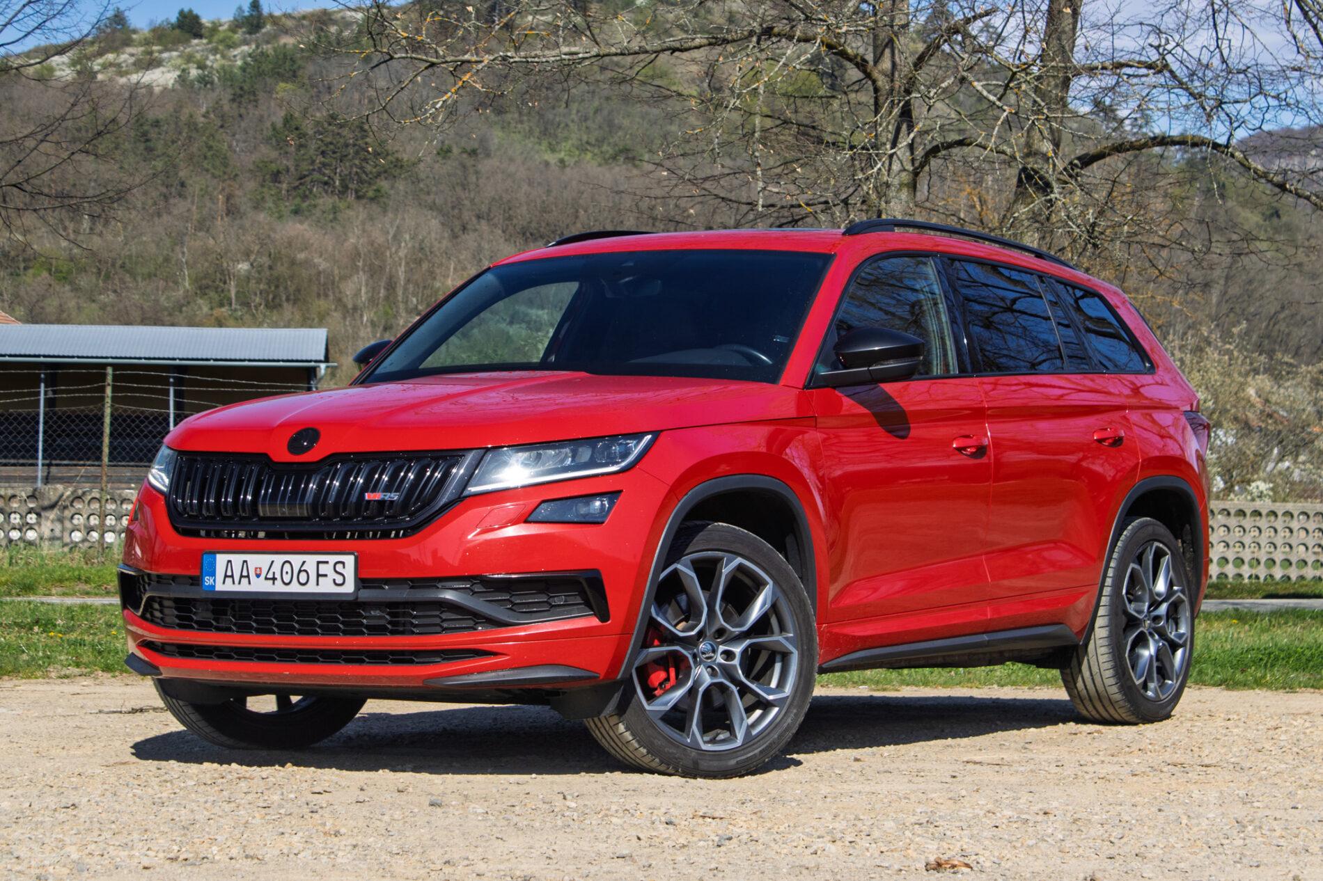 2019 Skoda Kodiaq RS, červená suv, 174 325 km