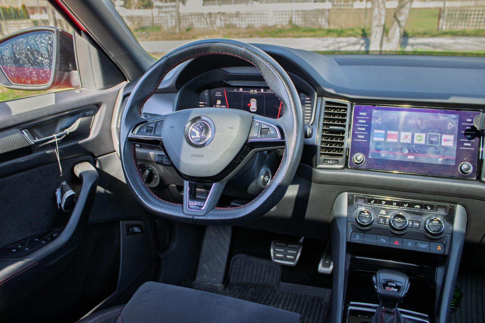 2019 Skoda Kodiaq RS, červená suv, 174 325 km