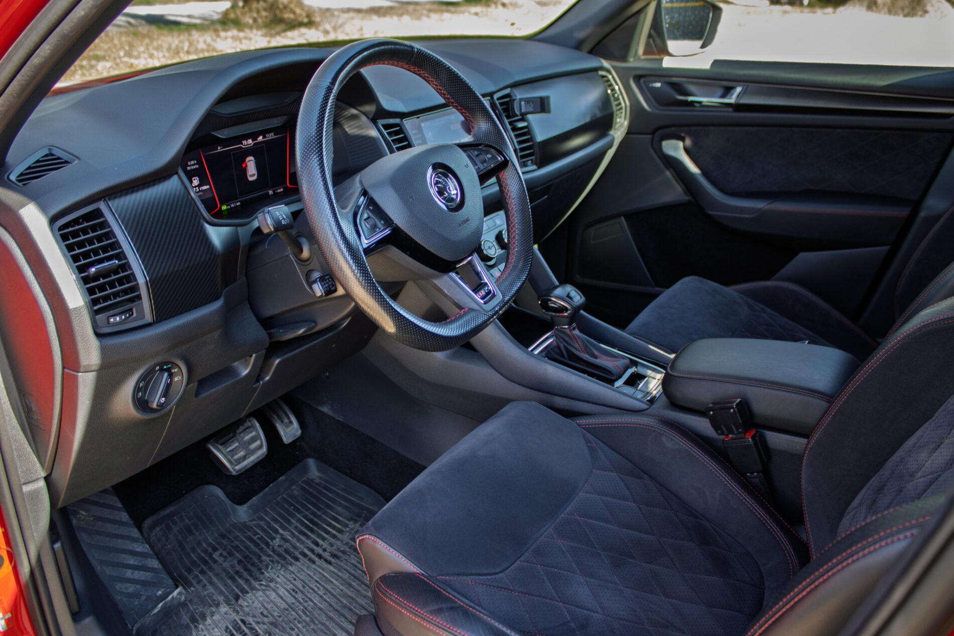 2019 Skoda Kodiaq RS, červená suv, 174 325 km