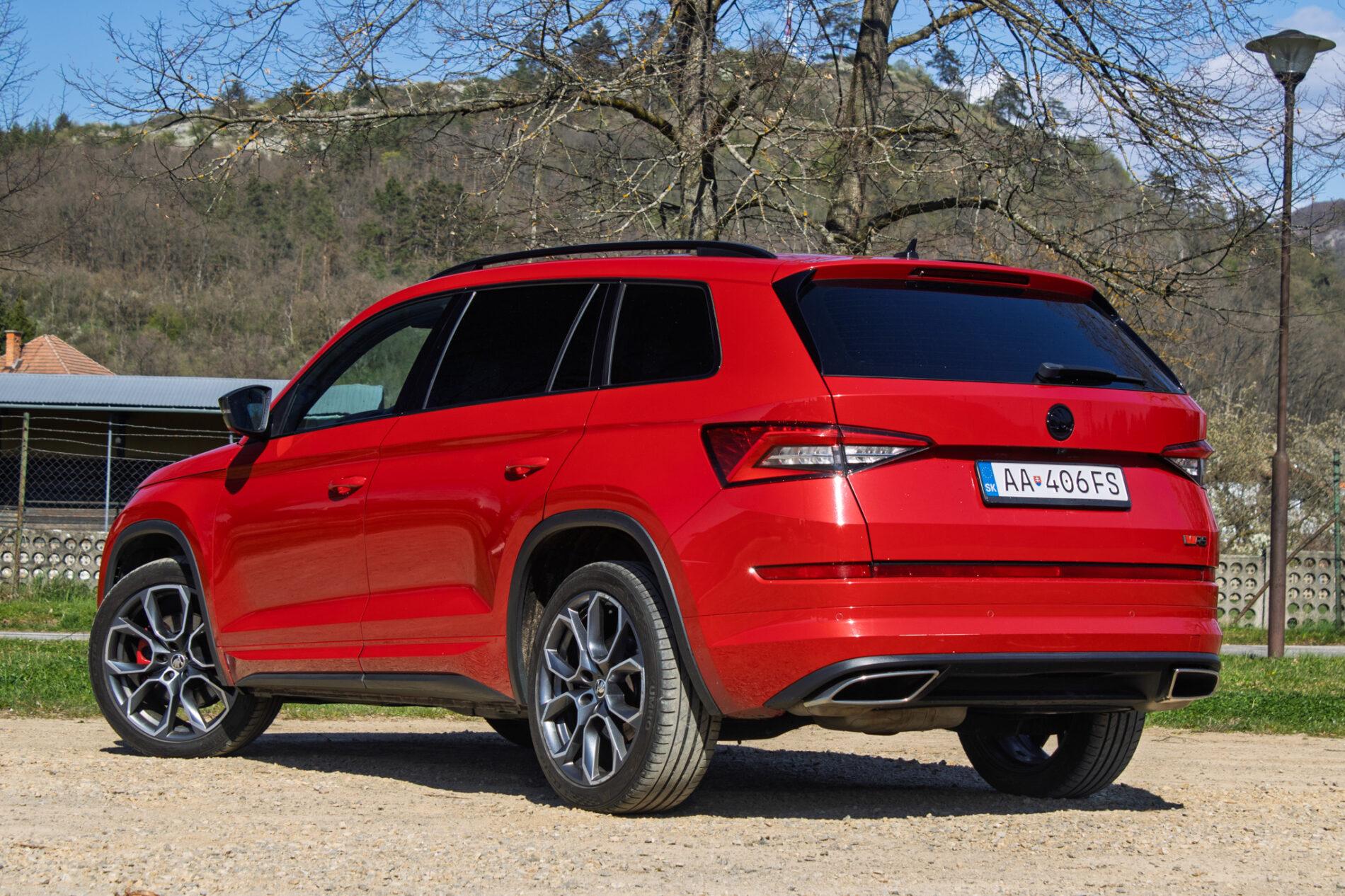 2019 Skoda Kodiaq RS, červená suv, 174 325 km