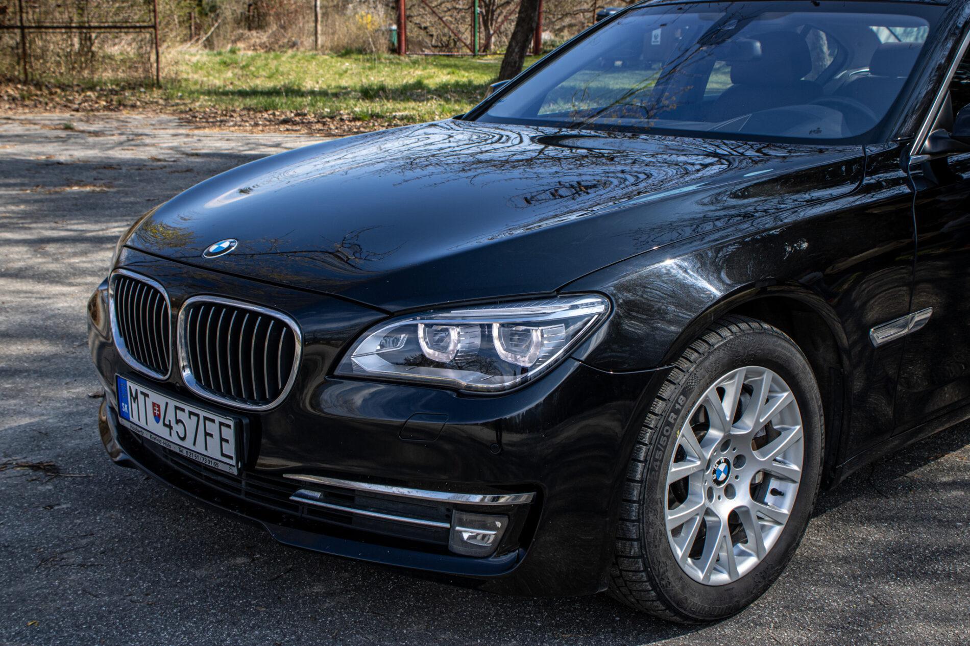 2013 BMW 750d, čierna sedan, 231 861 km