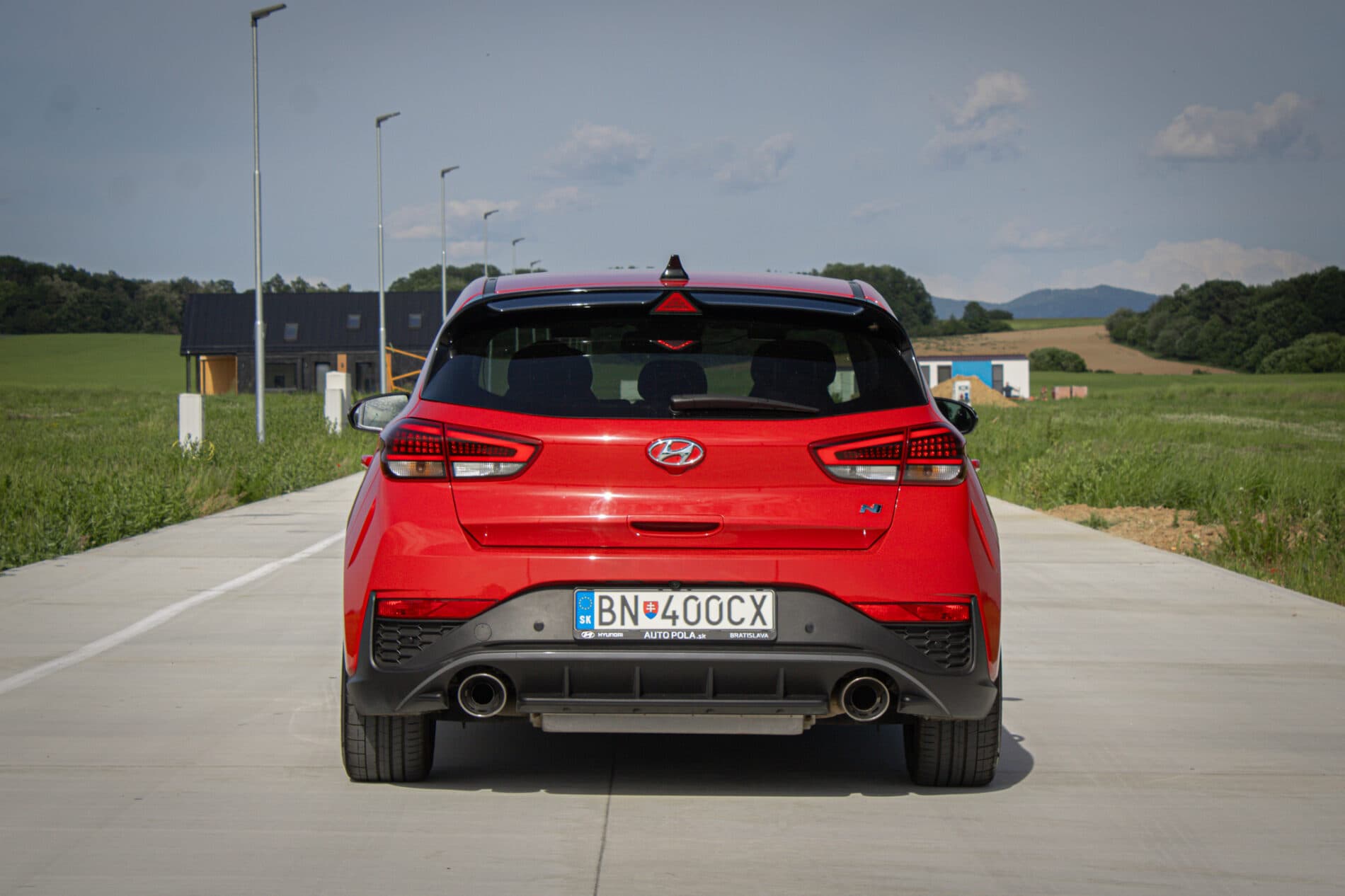 2021 Hyundai i30 N, červená hatchback, 46 172 km