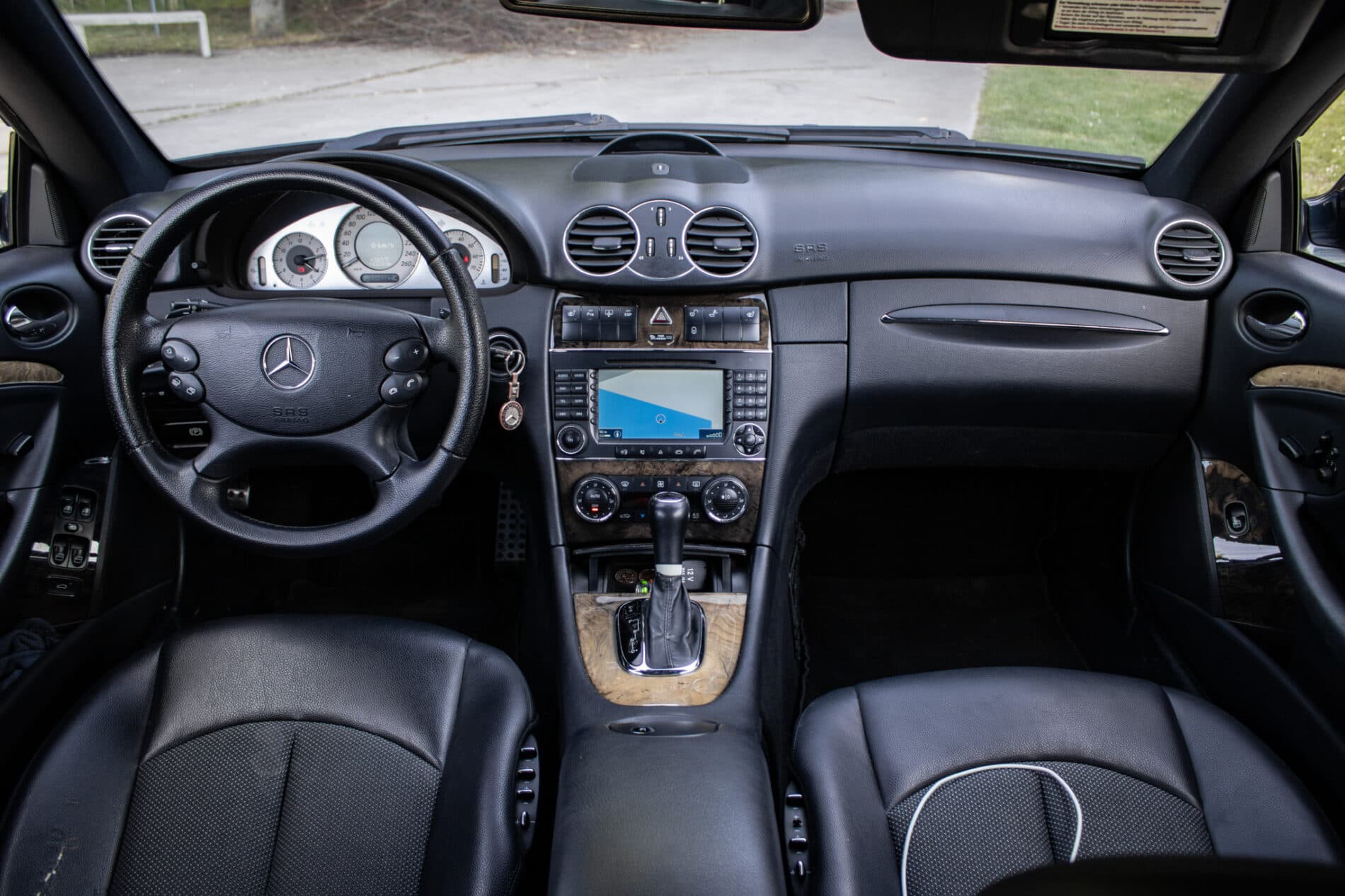 2006 Mercedes-Benz CLK 280, čierna kupé, 192 297 km