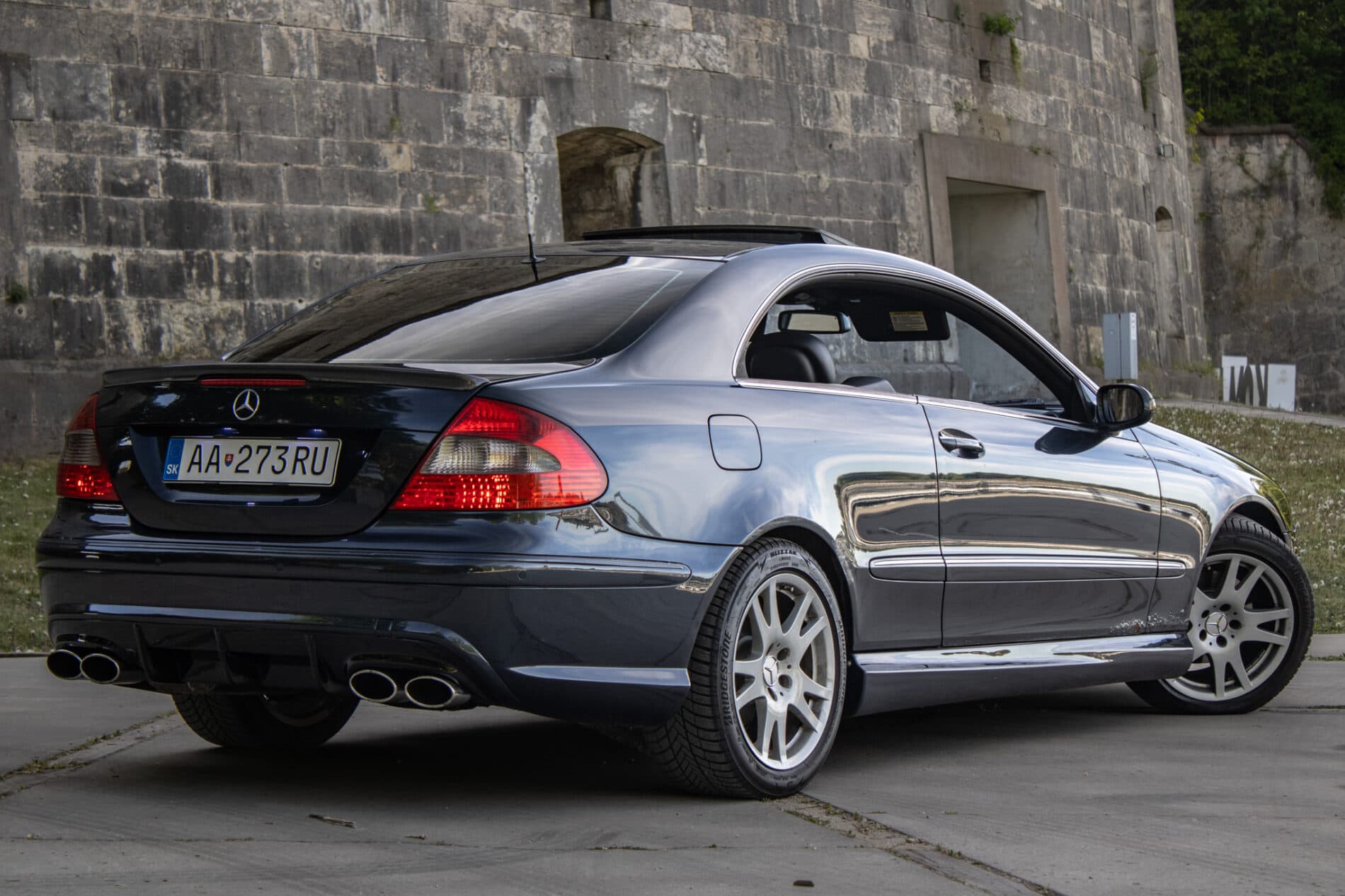 2006 Mercedes-Benz CLK 280, čierna kupé, 192 297 km