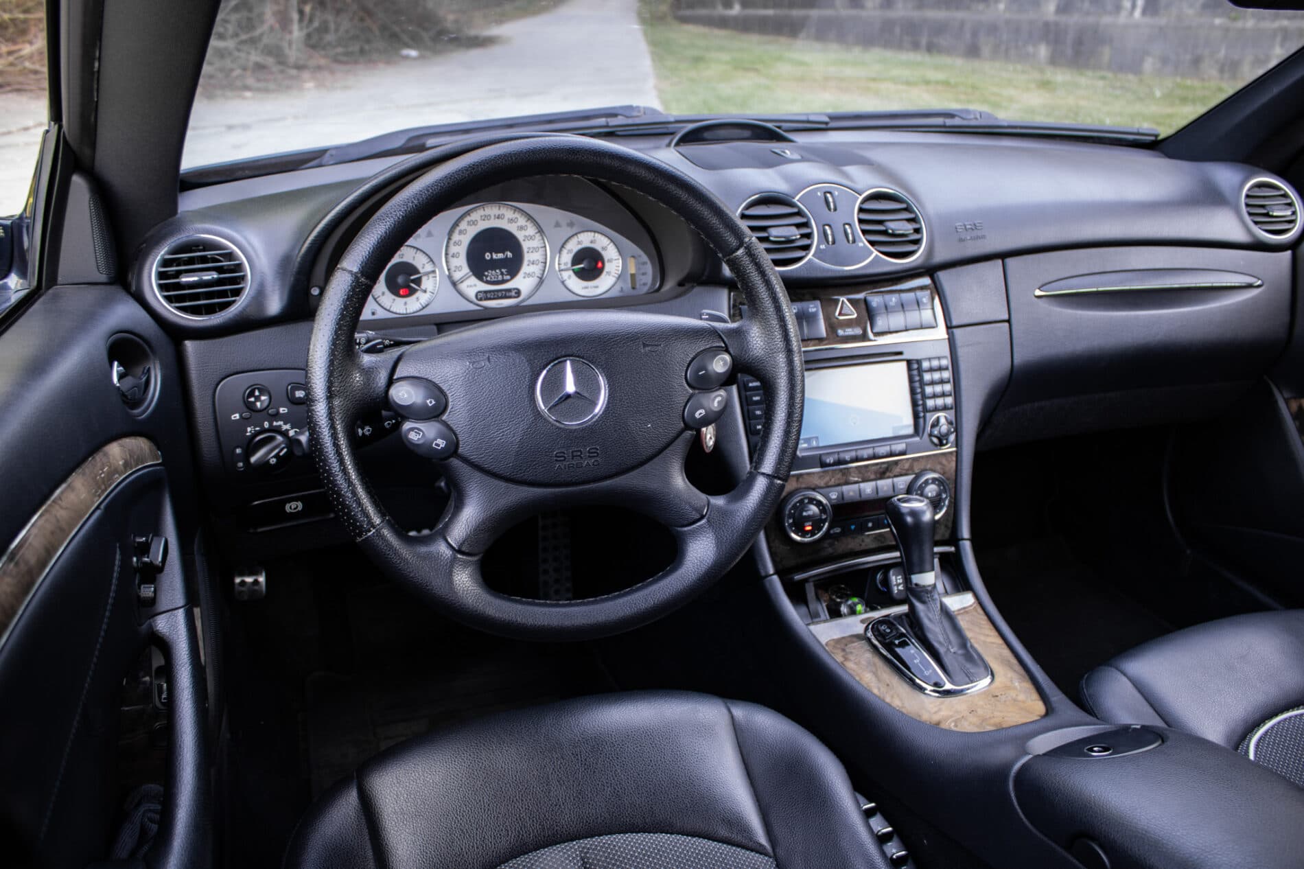 2006 Mercedes-Benz CLK 280, čierna kupé, 192 297 km
