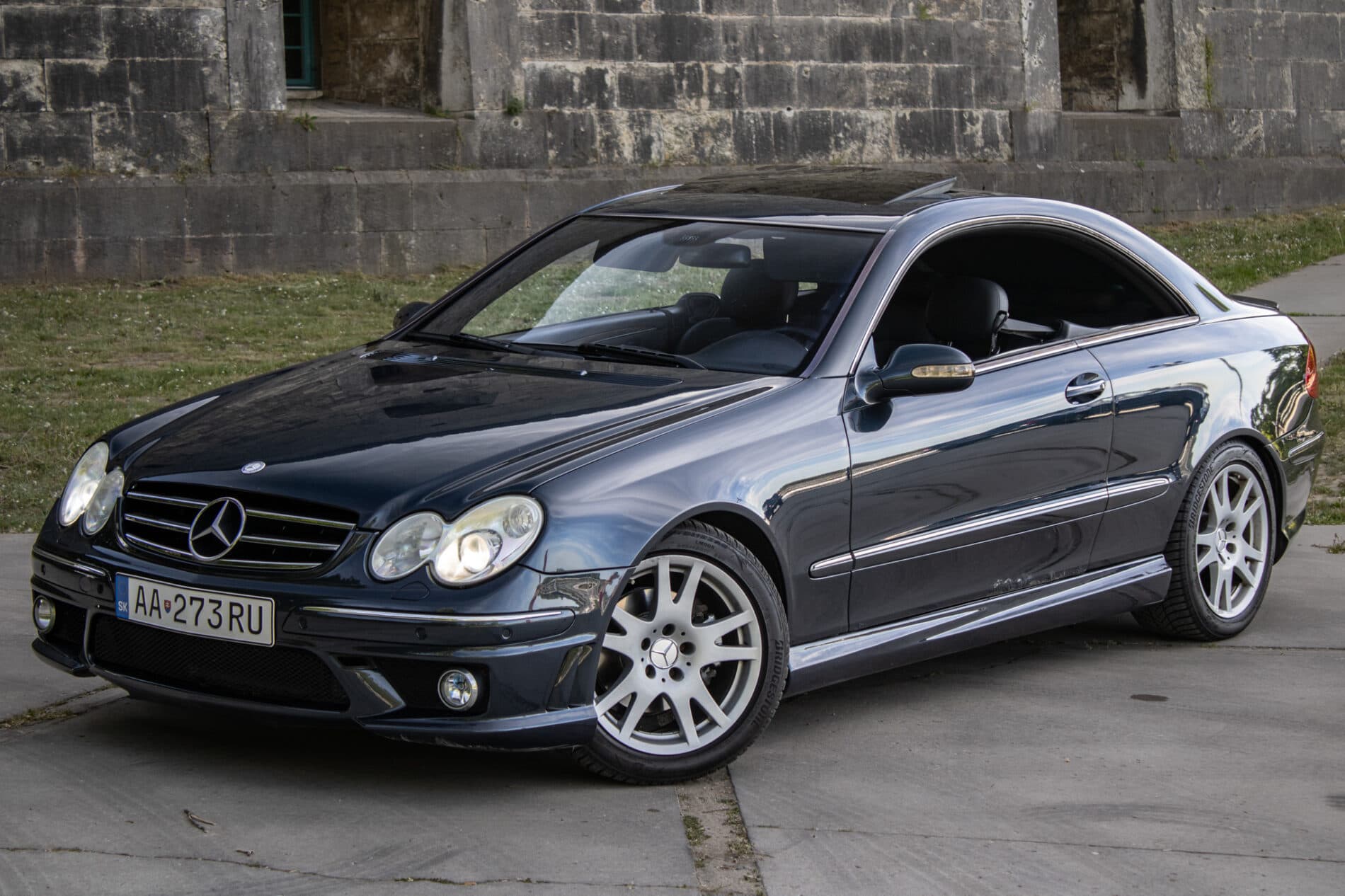 2006 Mercedes-Benz CLK 280, čierna kupé, 192 297 km