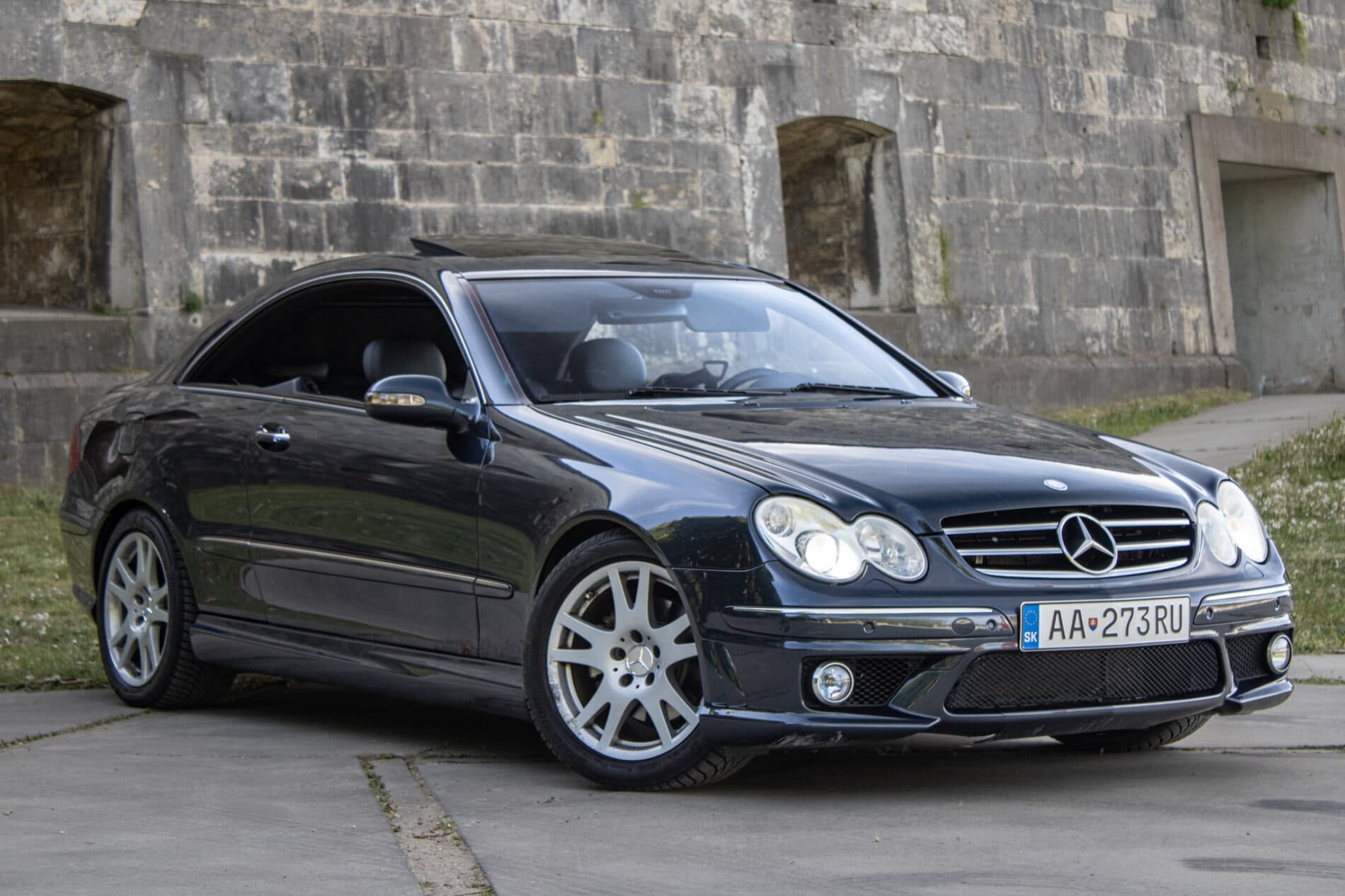 2006 Mercedes-Benz CLK 280, čierna kupé, 192 297 km