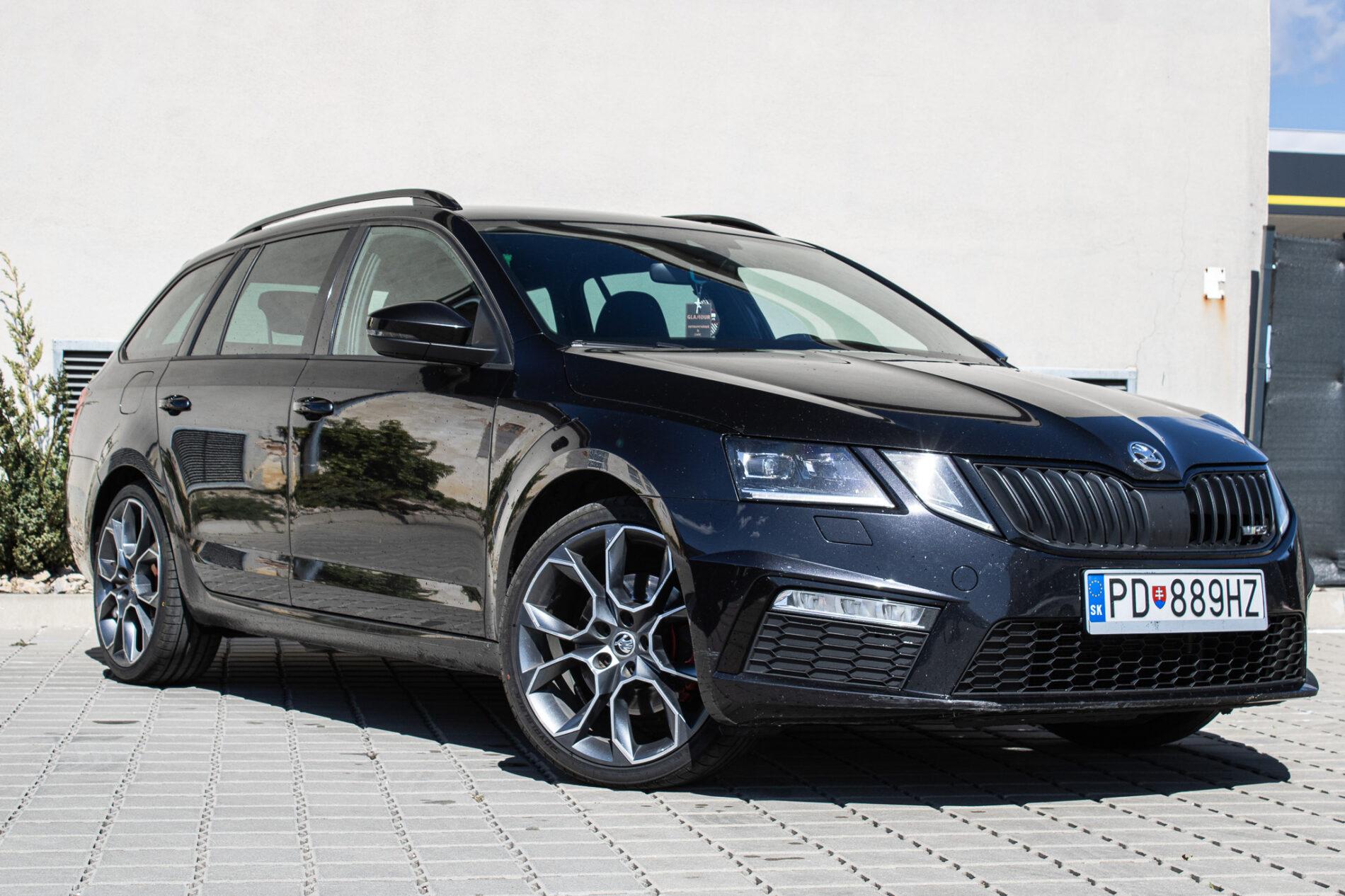 2017 Skoda Octavia RS, čierna kombi, 216 446 km