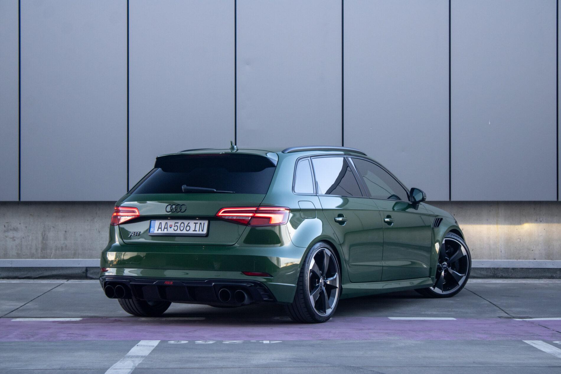 2018 AUDI RS3, zelená hatchback, 126 815 km
