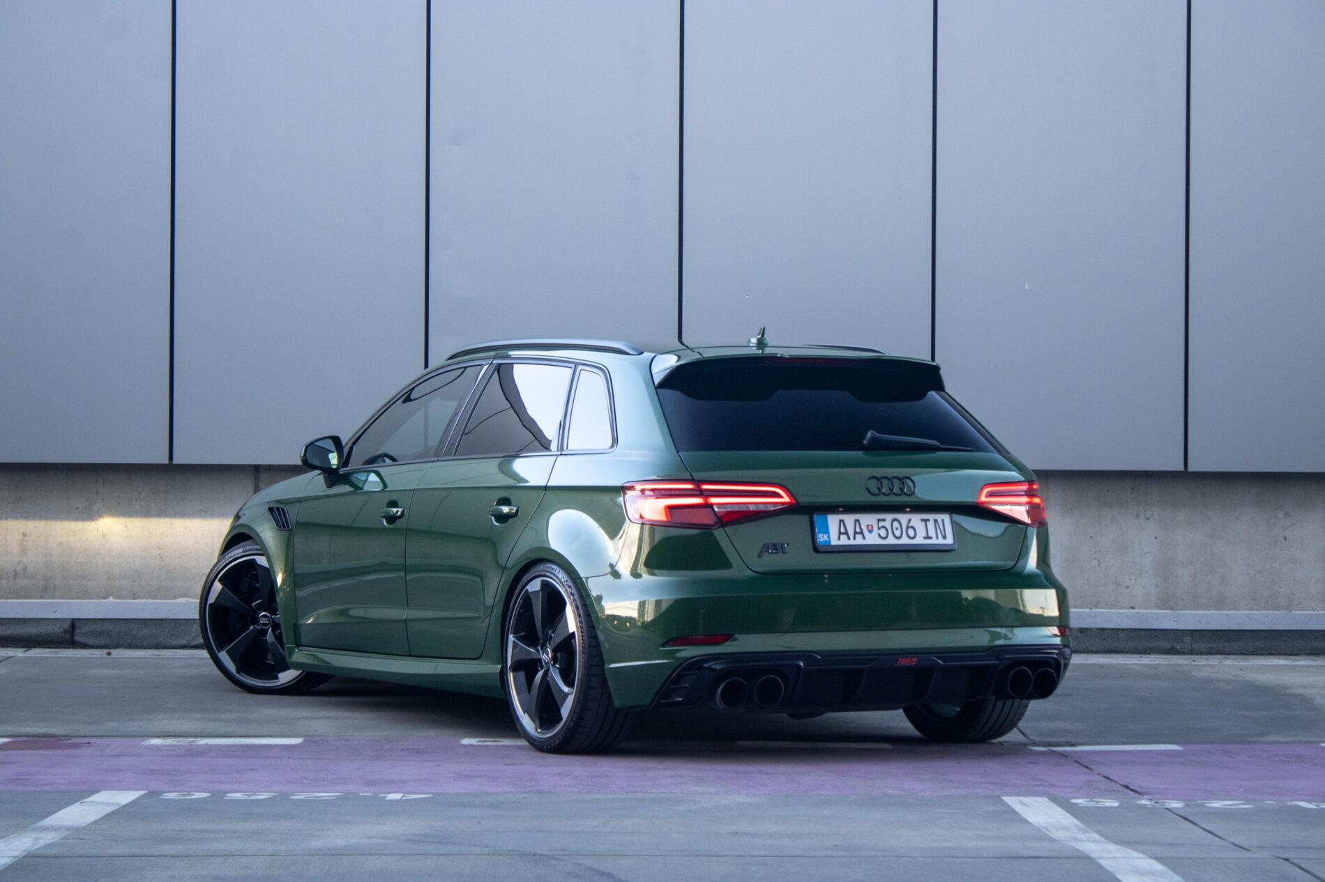 2018 AUDI RS3, zelená hatchback, 126 815 km