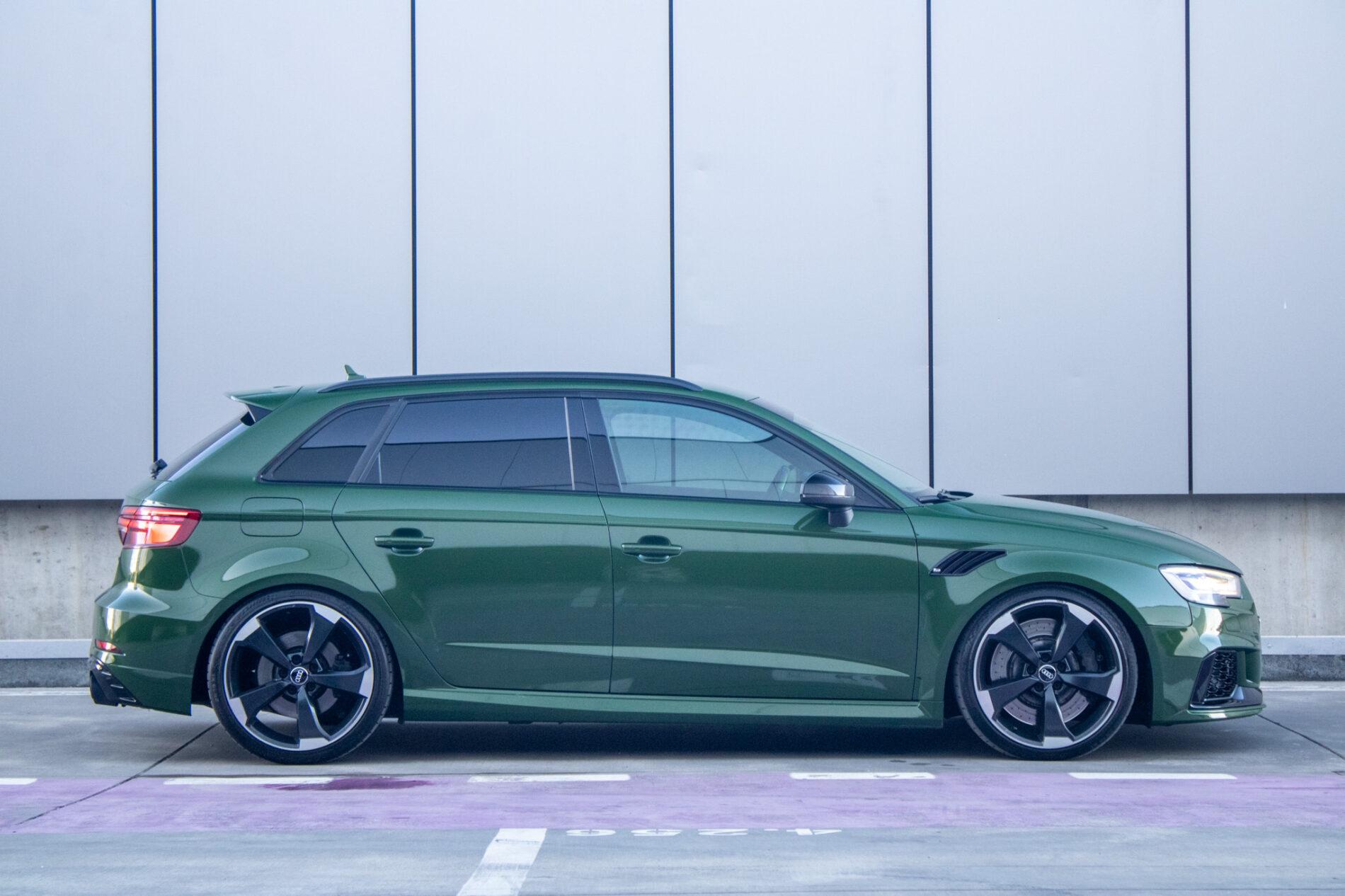 2018 AUDI RS3, zelená hatchback, 126 815 km