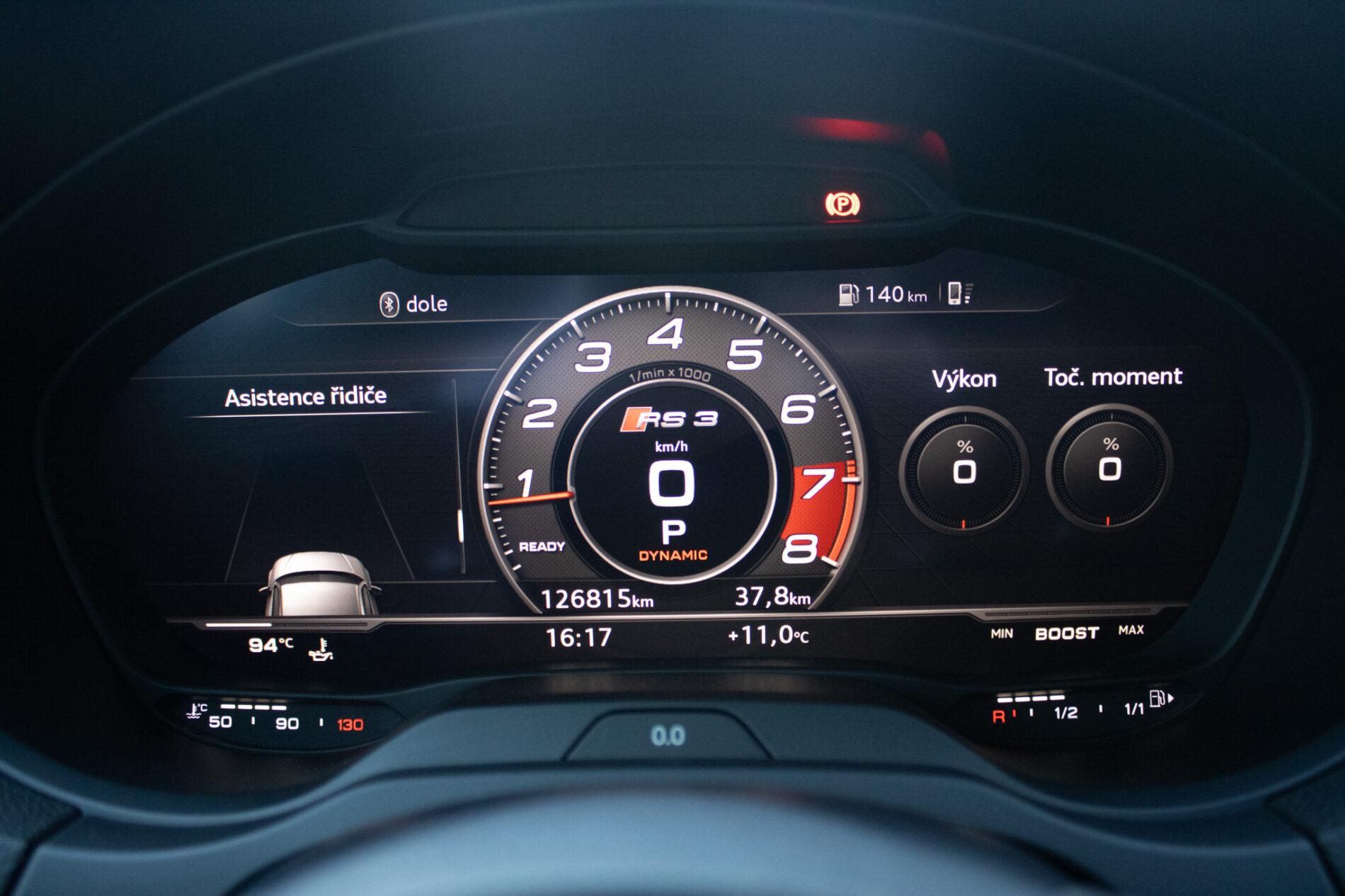 2018 AUDI RS3, zelená hatchback, 126 815 km