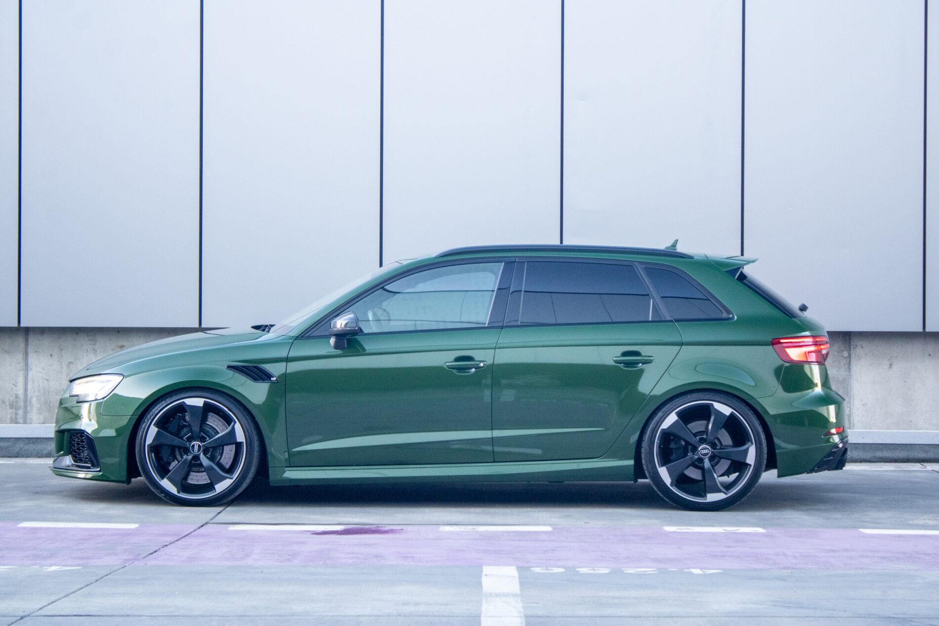 2018 AUDI RS3, zelená hatchback, 126 815 km