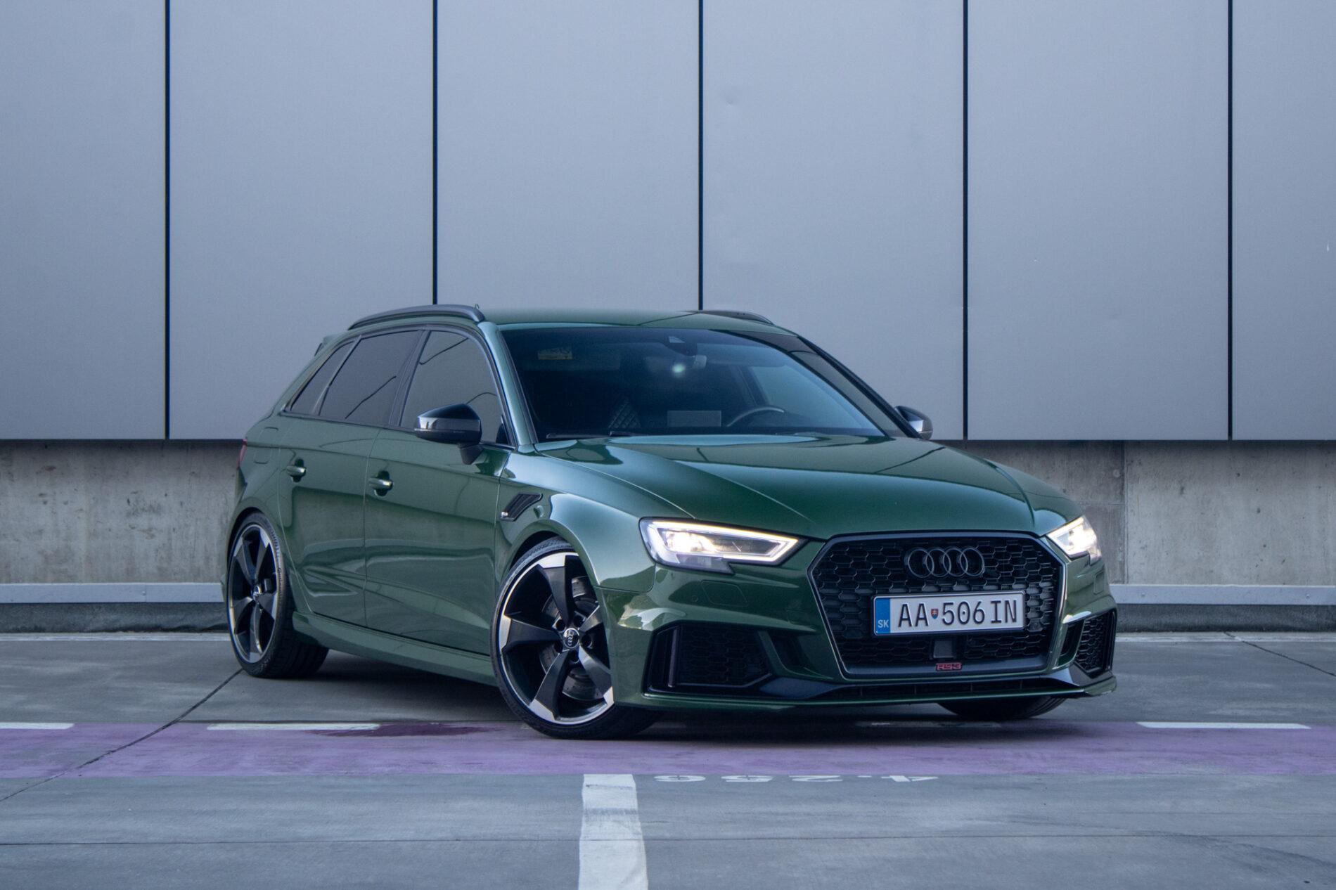 2018 AUDI RS3, zelená hatchback, 126 815 km