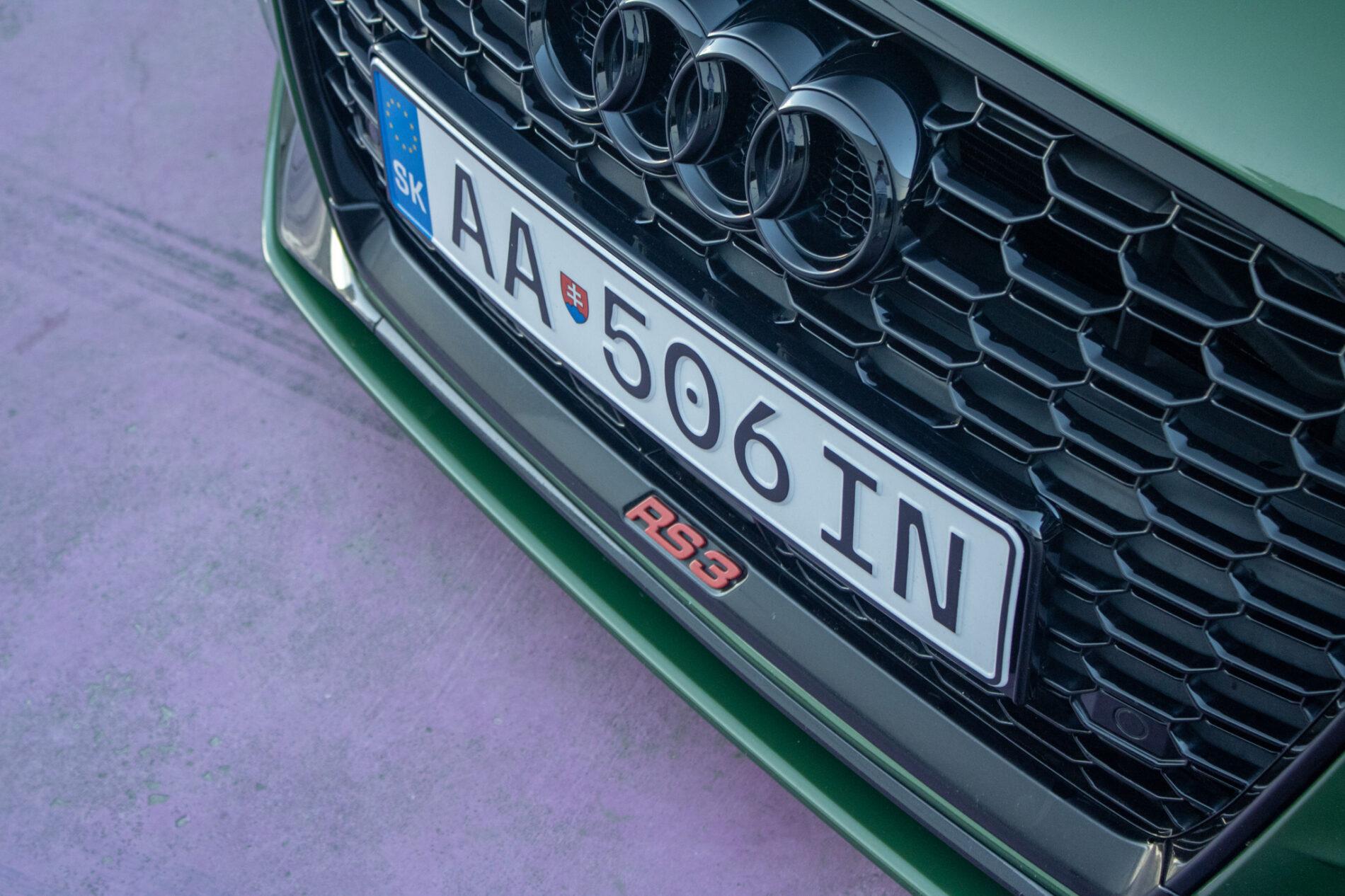 2018 AUDI RS3, zelená hatchback, 126 815 km